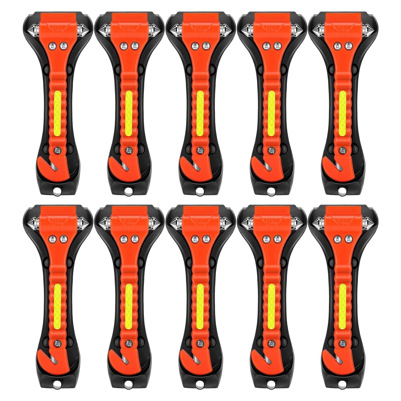 Martillo de Seguridad para Automóvil KLSKKJ 10 Paquete - Escape Emergencia