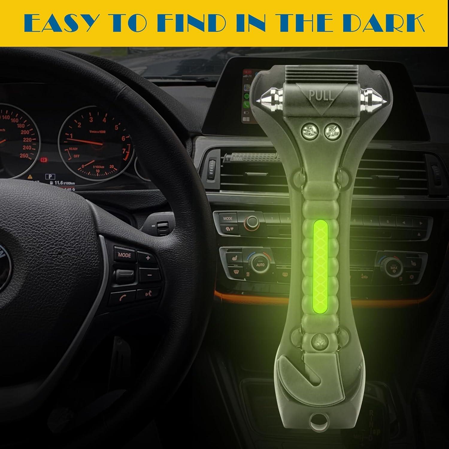 Martillo de Seguridad Cleverool 2 en 1 para Automóvil - Escape Emergencia