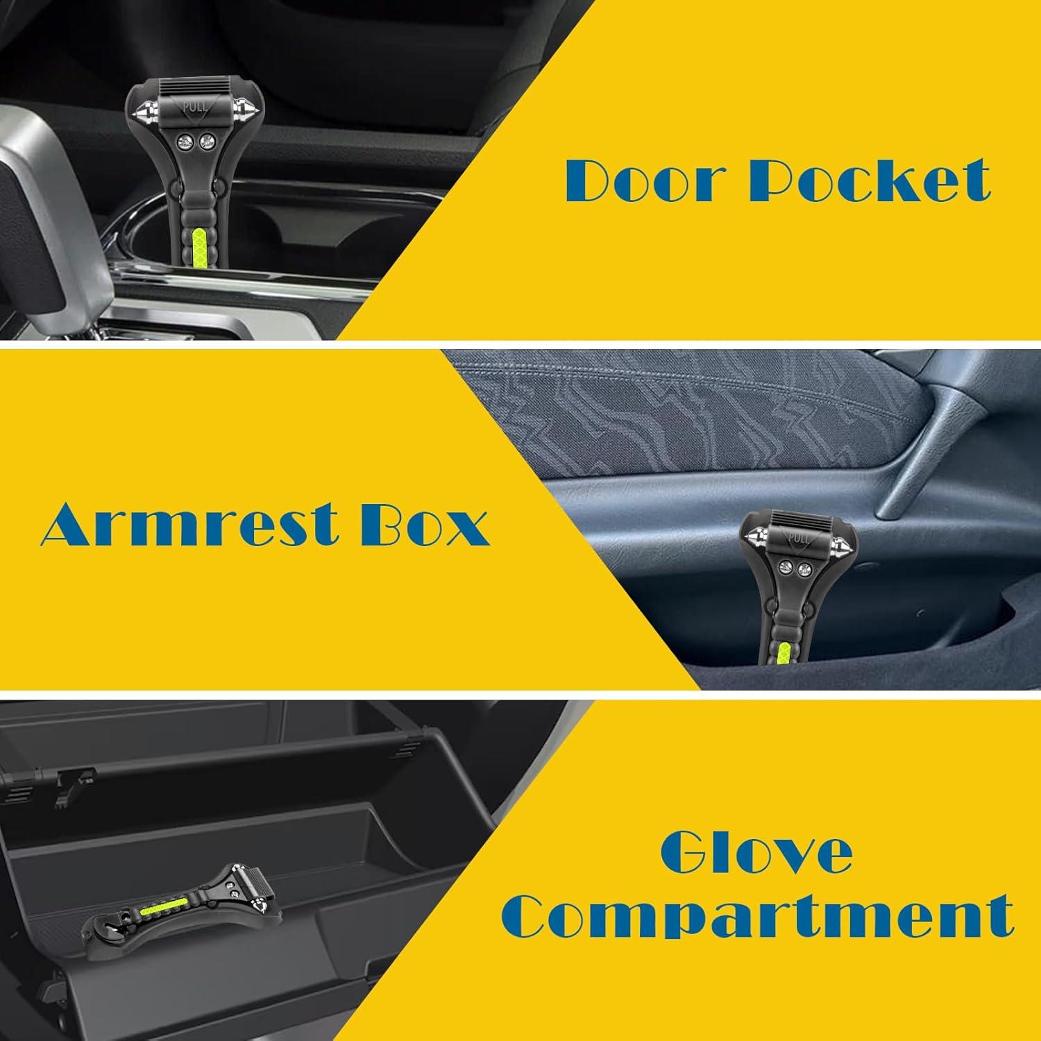 Martillo de Seguridad Cleverool 2 en 1 para Automóvil - Escape Emergencia