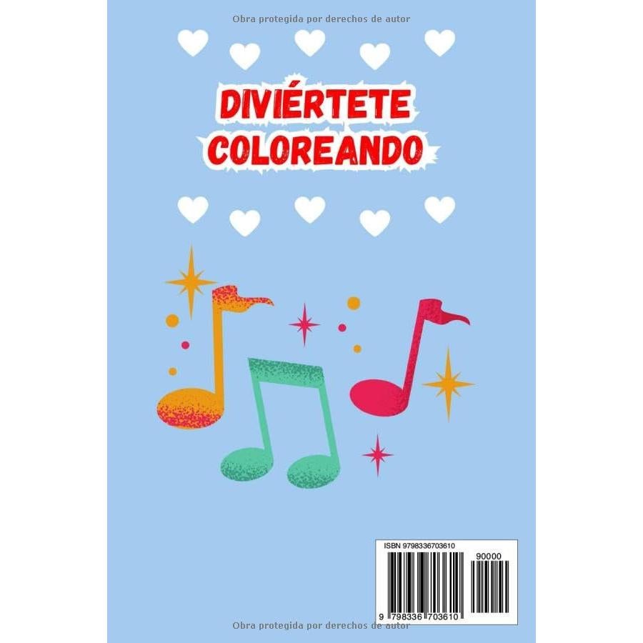 Libro para Colorear Instrumentos Musicales: Más de 50 Diseños para Despertar la Creatividad y el Amor por la Música: Despierta la creatividad y el amor por la música en tus hijos (Spanish Edition)