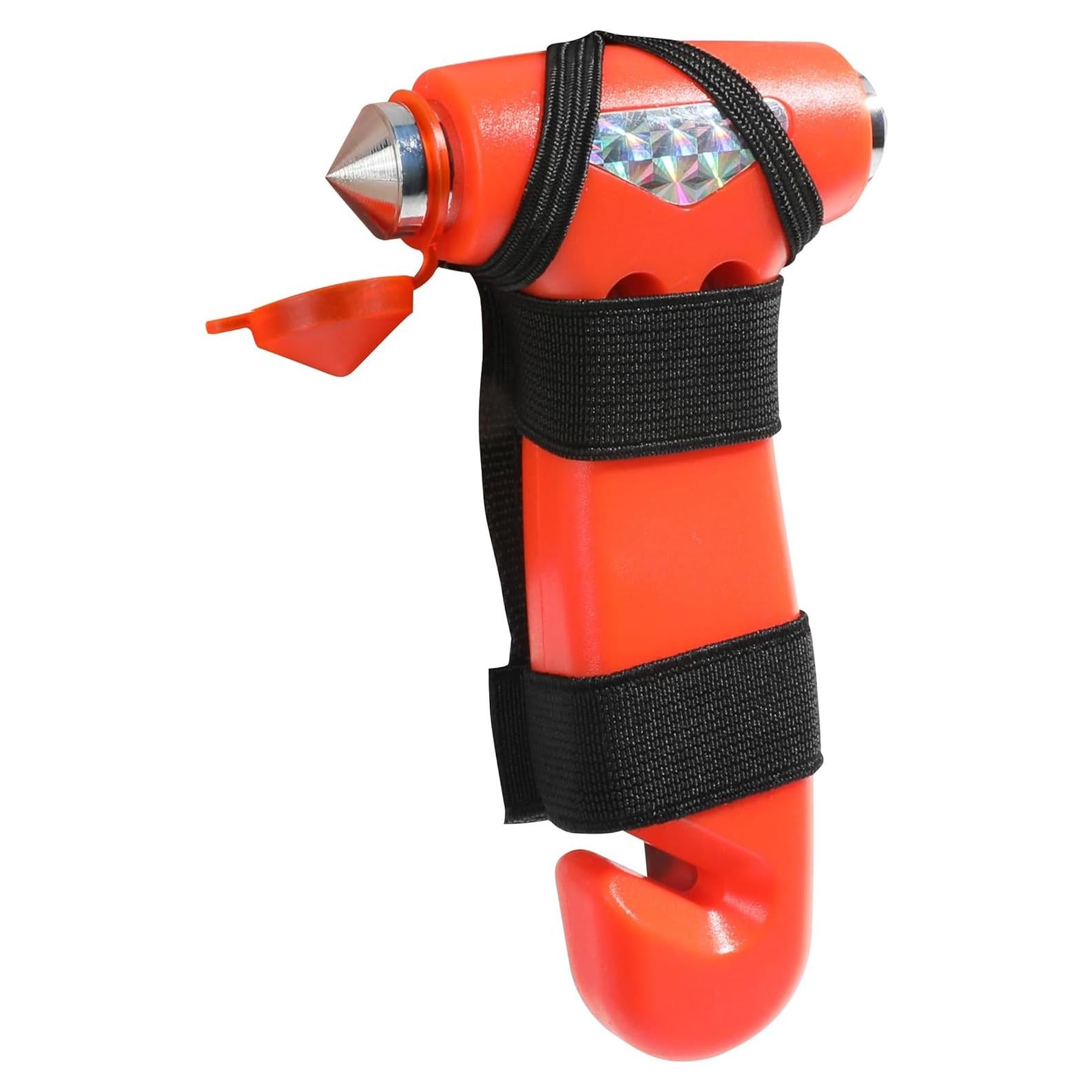 Martillo de Seguridad Zlirfy 3 en 1 para Automóvil Naranja