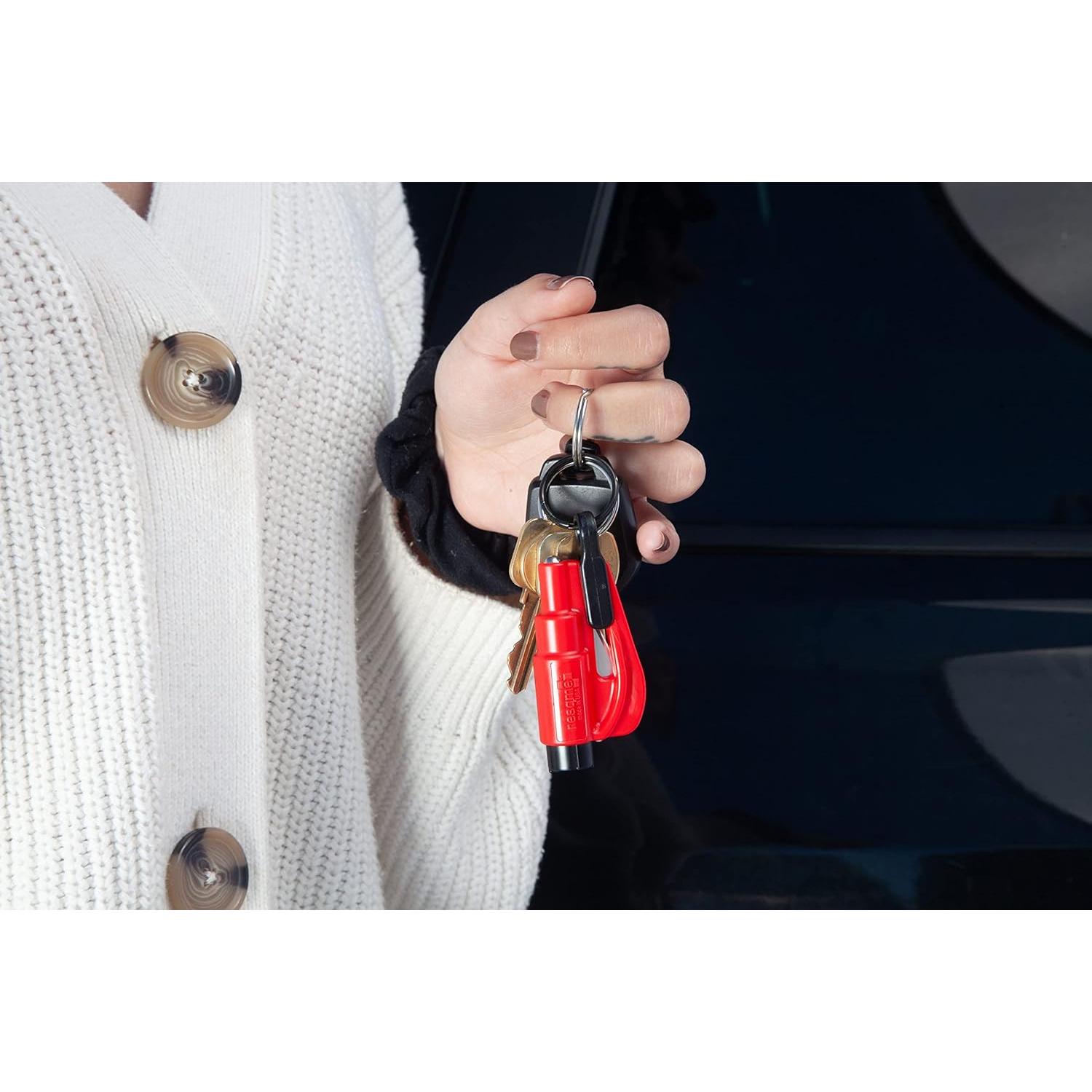 Herramienta de Escape Resqme 2-en-1 para Coche - Cortador y Rompedor