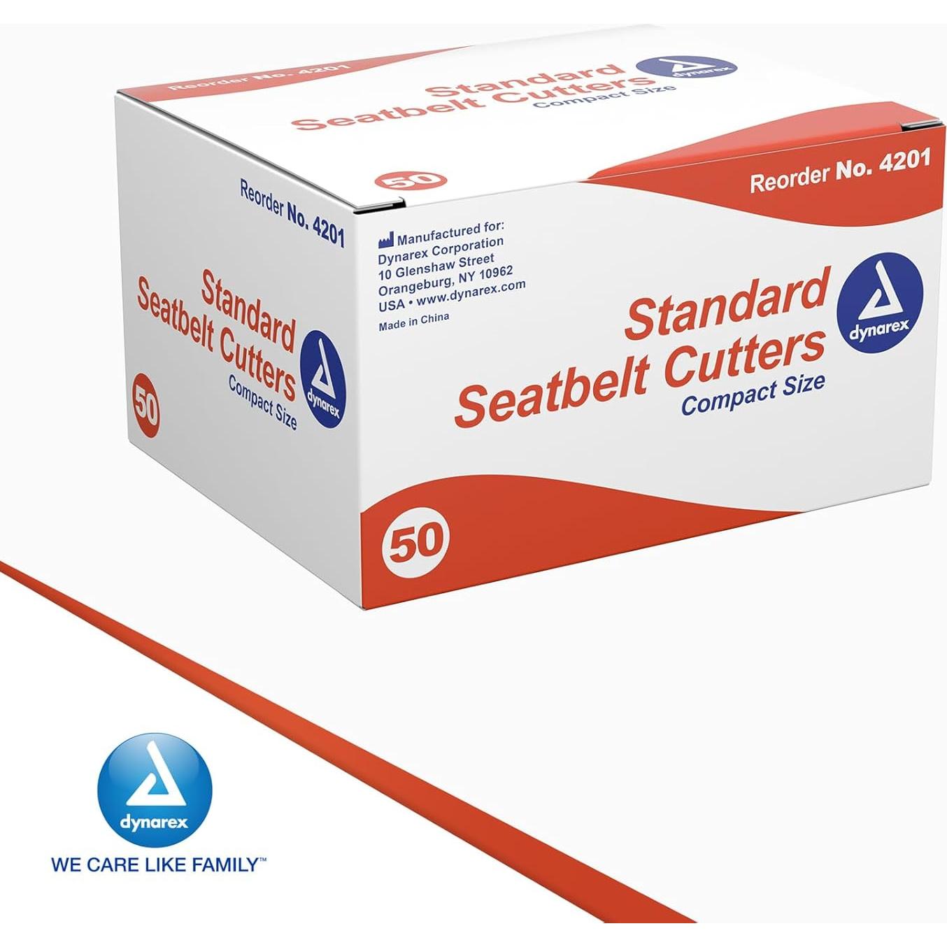 Cortador de Cinturón de Seguridad Dynarex - 50 Piezas