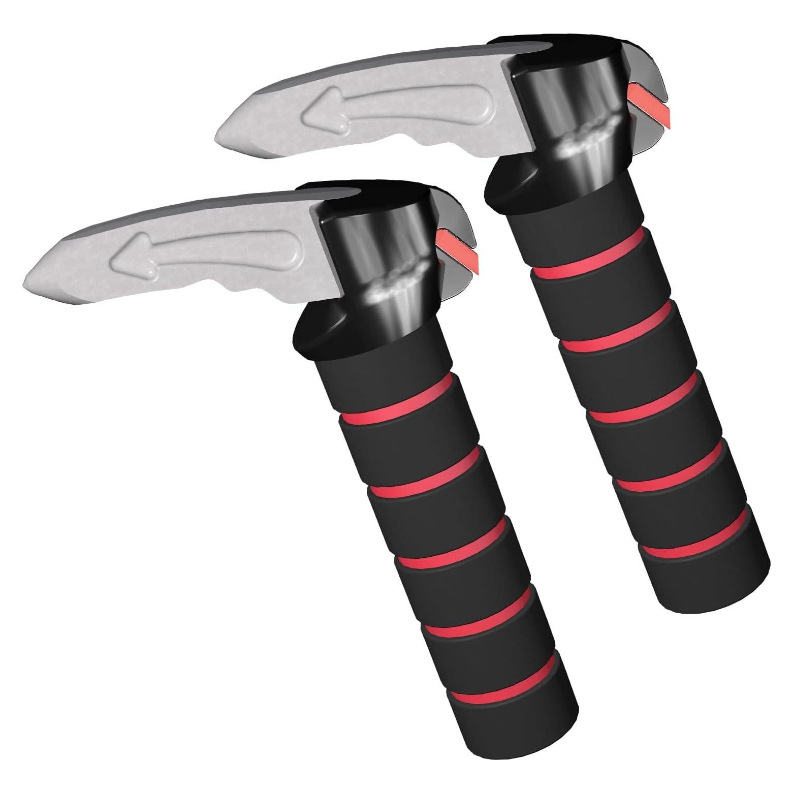 Asa de puerta de coche TONINT 3 en 1 para ancianos - Rojo