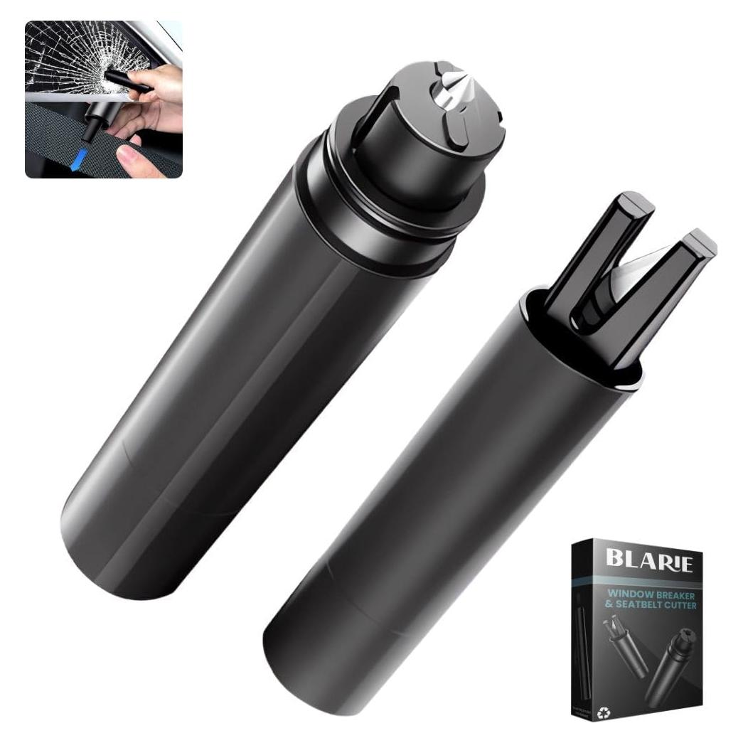 Martillo de Seguridad 2 en 1 Blarie - Rompedor de Ventanas y Cortador de Cinturón