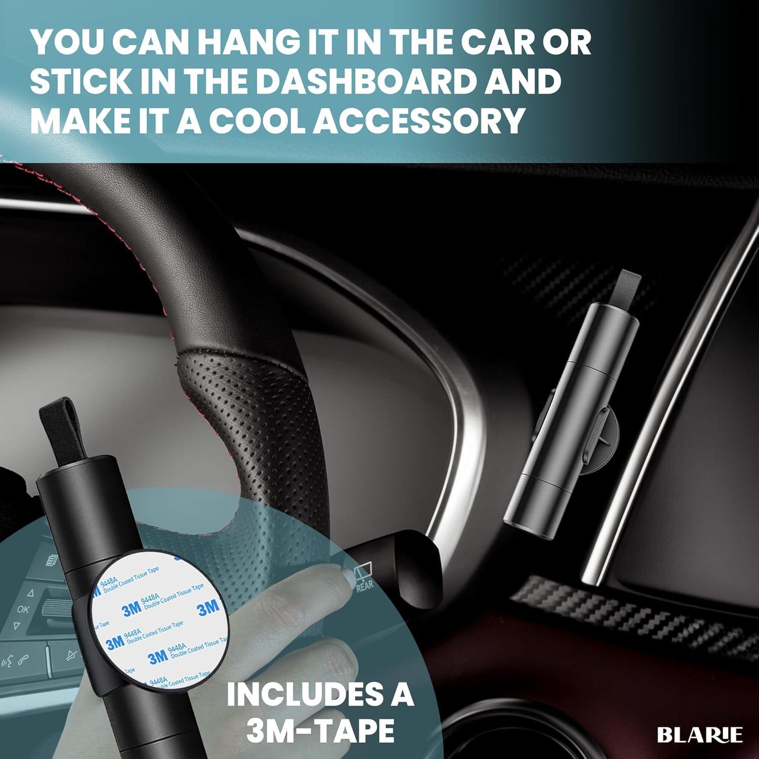 Martillo de Seguridad 2 en 1 Blarie - Rompedor de Ventanas y Cortador de Cinturón