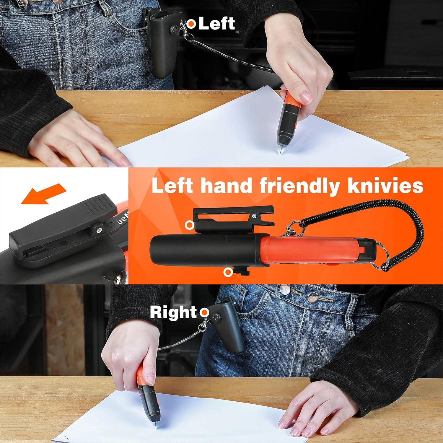 Cuchillo Cortador de Cajas ValueMax - 2 Paquetes, 10 Cuchillas