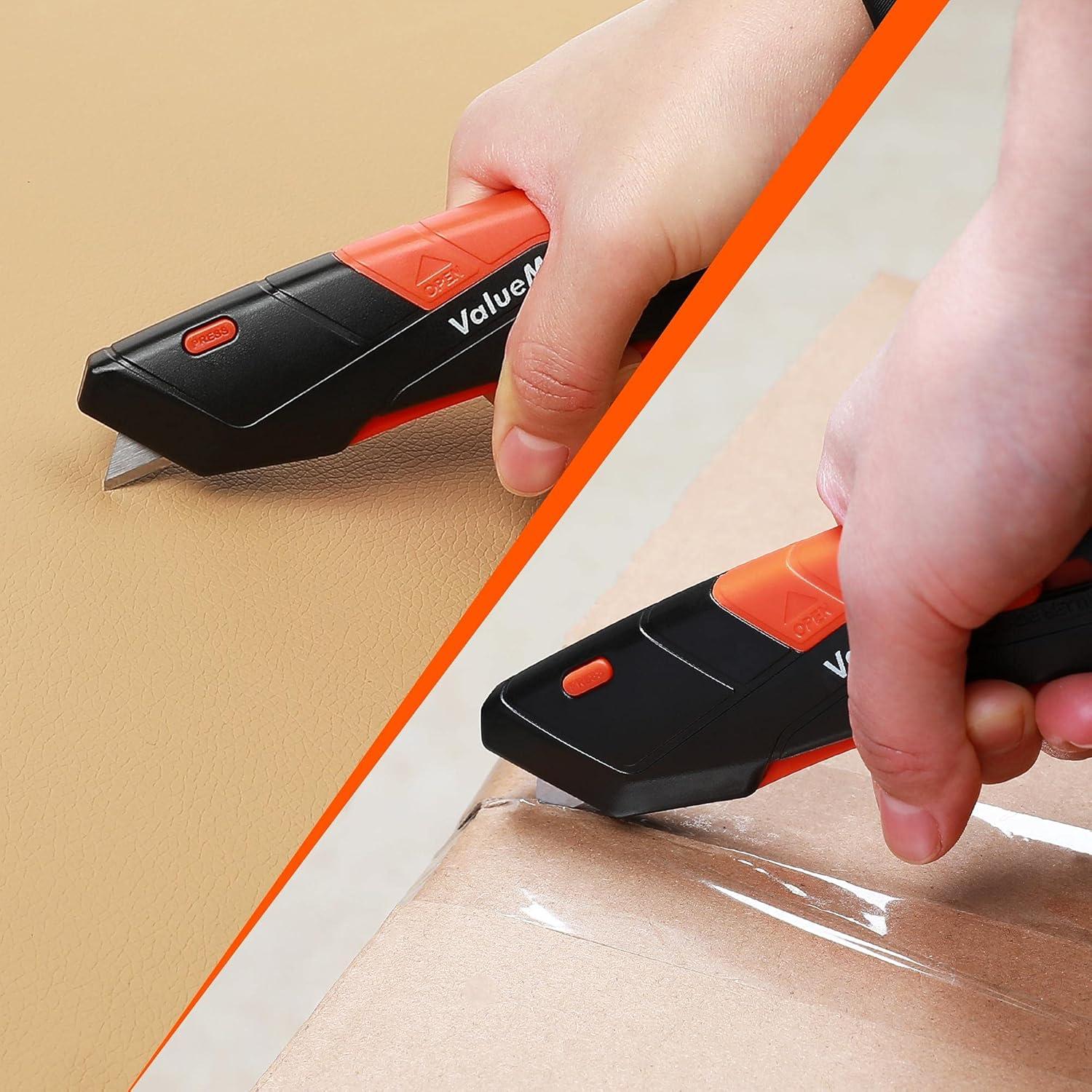 Cuchillo Cortador de Cajas ValueMax - 2 Paquetes, 10 Cuchillas