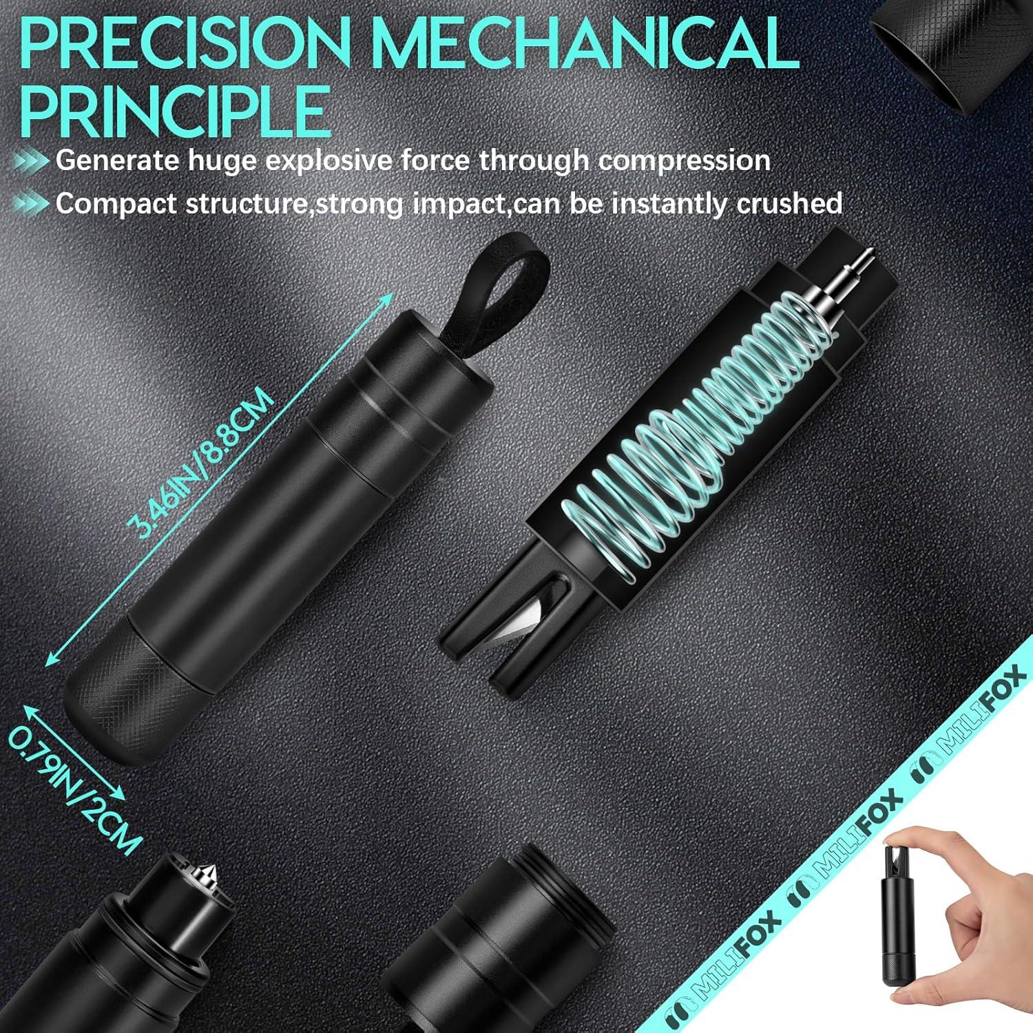 Rompeventanas 2-en-1 Milifox - Herramienta de Emergencia