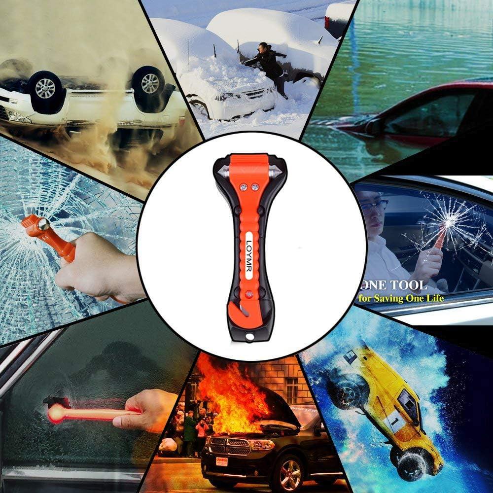 Martillo de Seguridad para Automóvil LOYMR 2 en 1 - Escape Emergencia