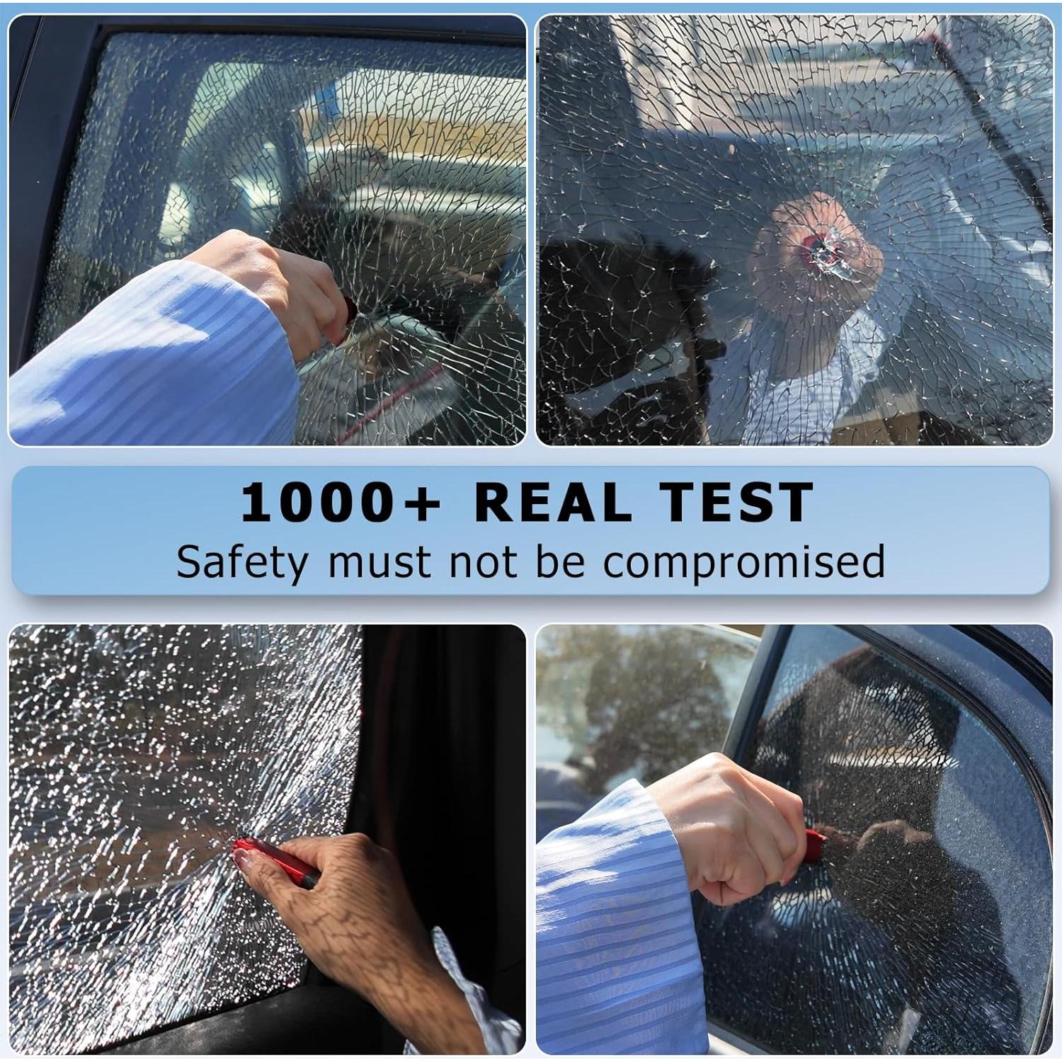 Rompedor de Ventanas y Cortador de Cinturón DooGooCoo Rojo