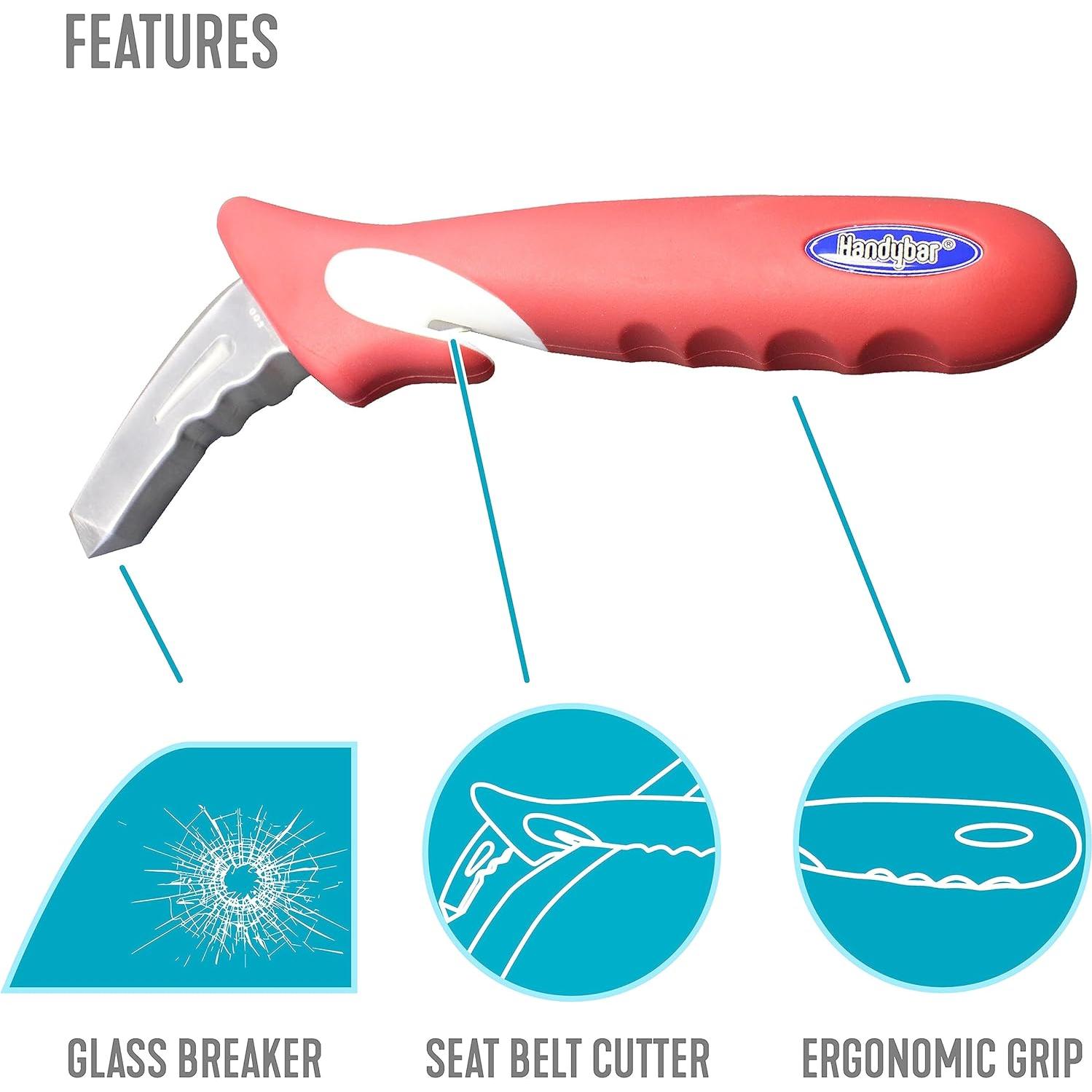 Mango de Soporte Portátil Stander HandyBar con Herramientas de Seguridad