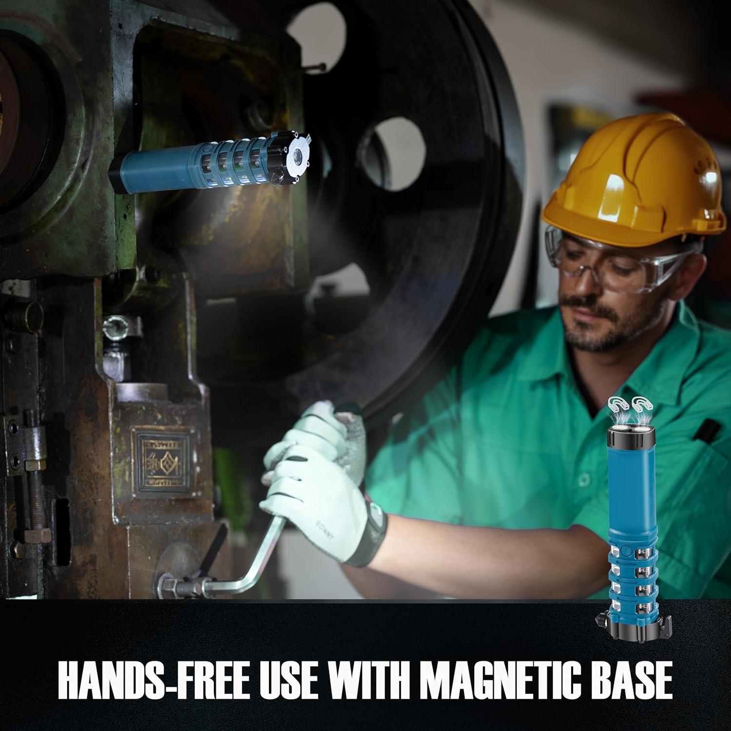 Linterna de Emergencia Carelite 5 en 1 LED Azul