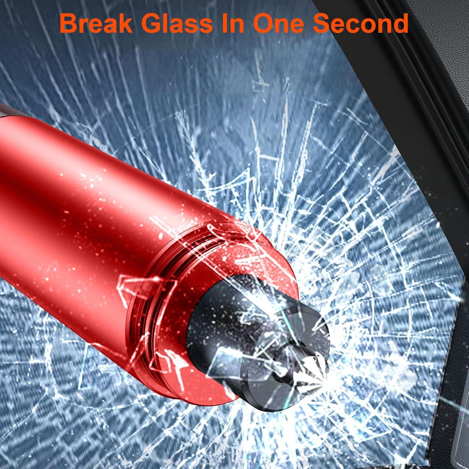 Rompedor de Ventanas y Cortador de Cinturón Inaepeak TH-172 Rojo