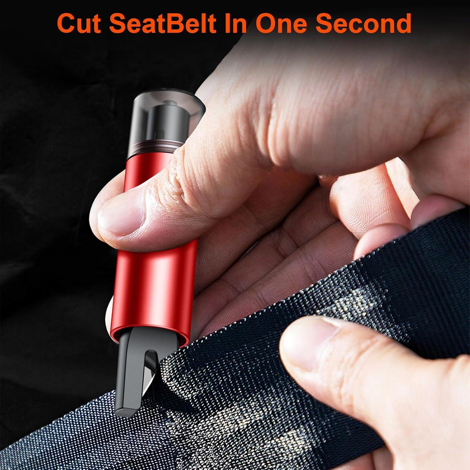 Rompedor de Ventanas y Cortador de Cinturón Inaepeak TH-172 Rojo