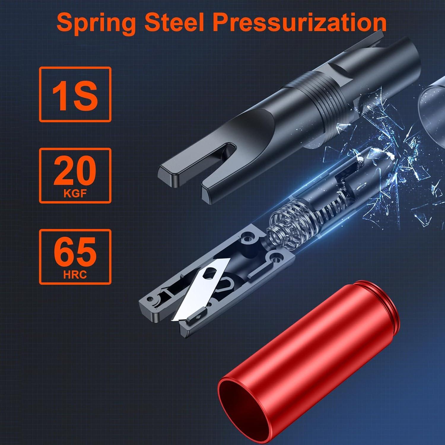 Rompedor de Ventanas y Cortador de Cinturón Inaepeak TH-172 Rojo