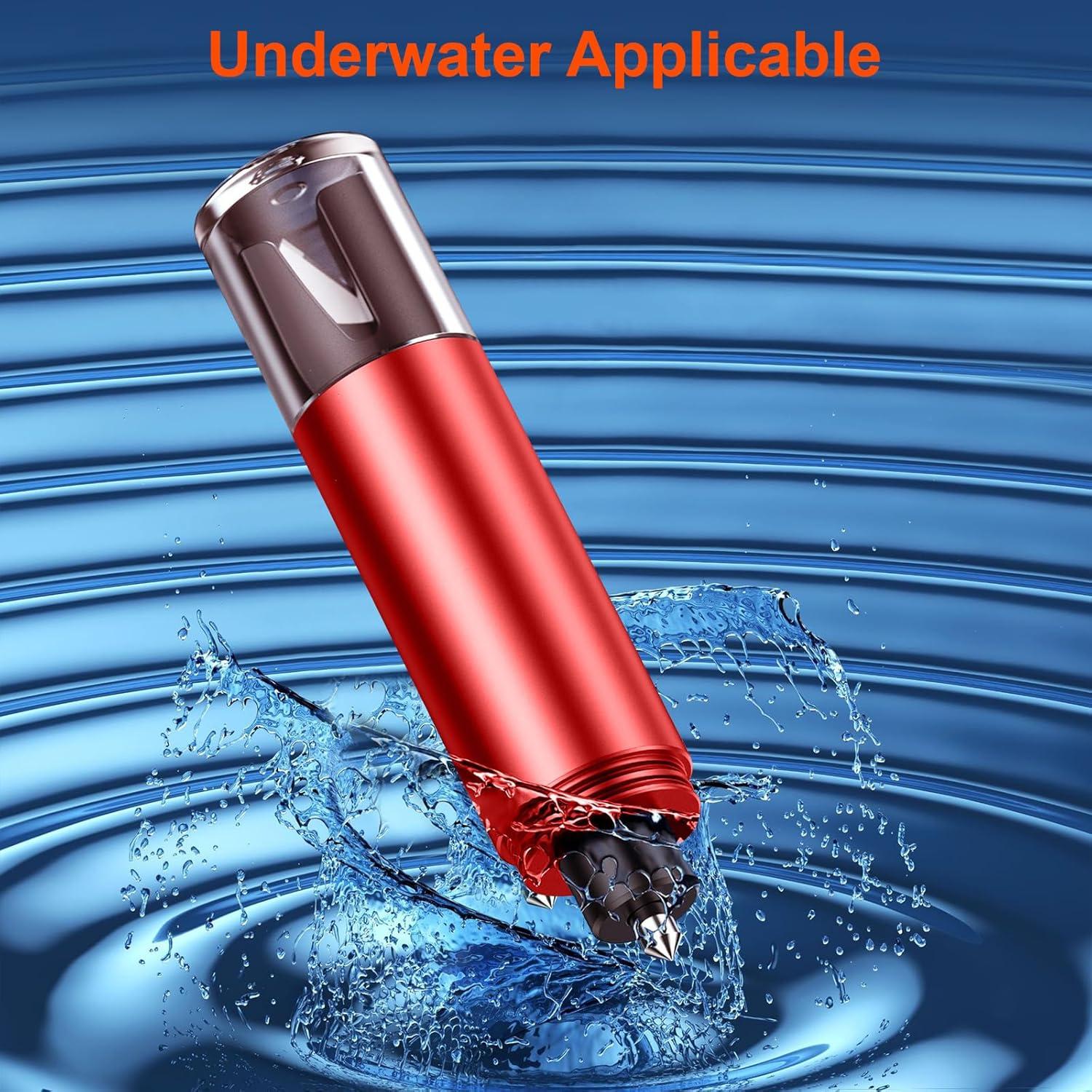 Rompedor de Ventanas y Cortador de Cinturón Inaepeak TH-172 Rojo