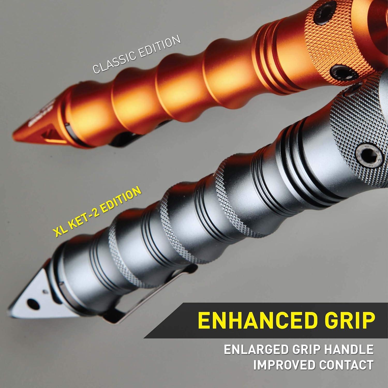 Herramienta de Emergencia Stinger KET-2: Rompedor de Cristales y Cortador de Cinturón