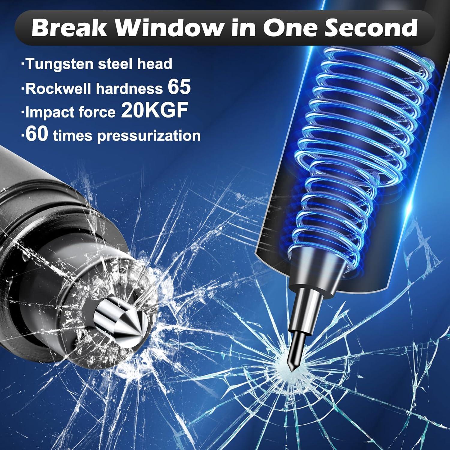 4 Herramientas de Escape Zhaoyao: Rompedor de Ventanas y Cortador de Cinturón