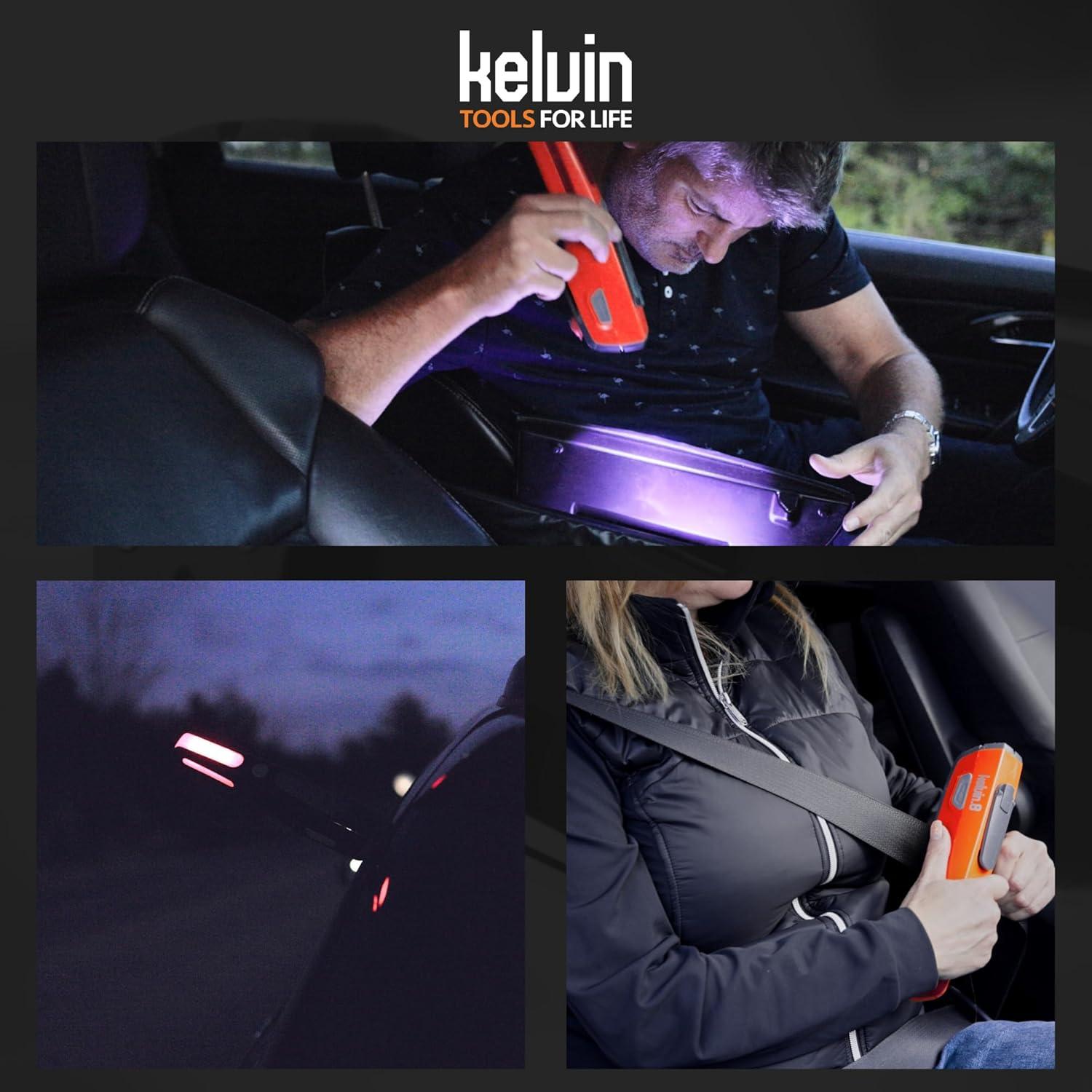 Herramienta de Emergencia Automotriz Kelvin 8 - Naranja