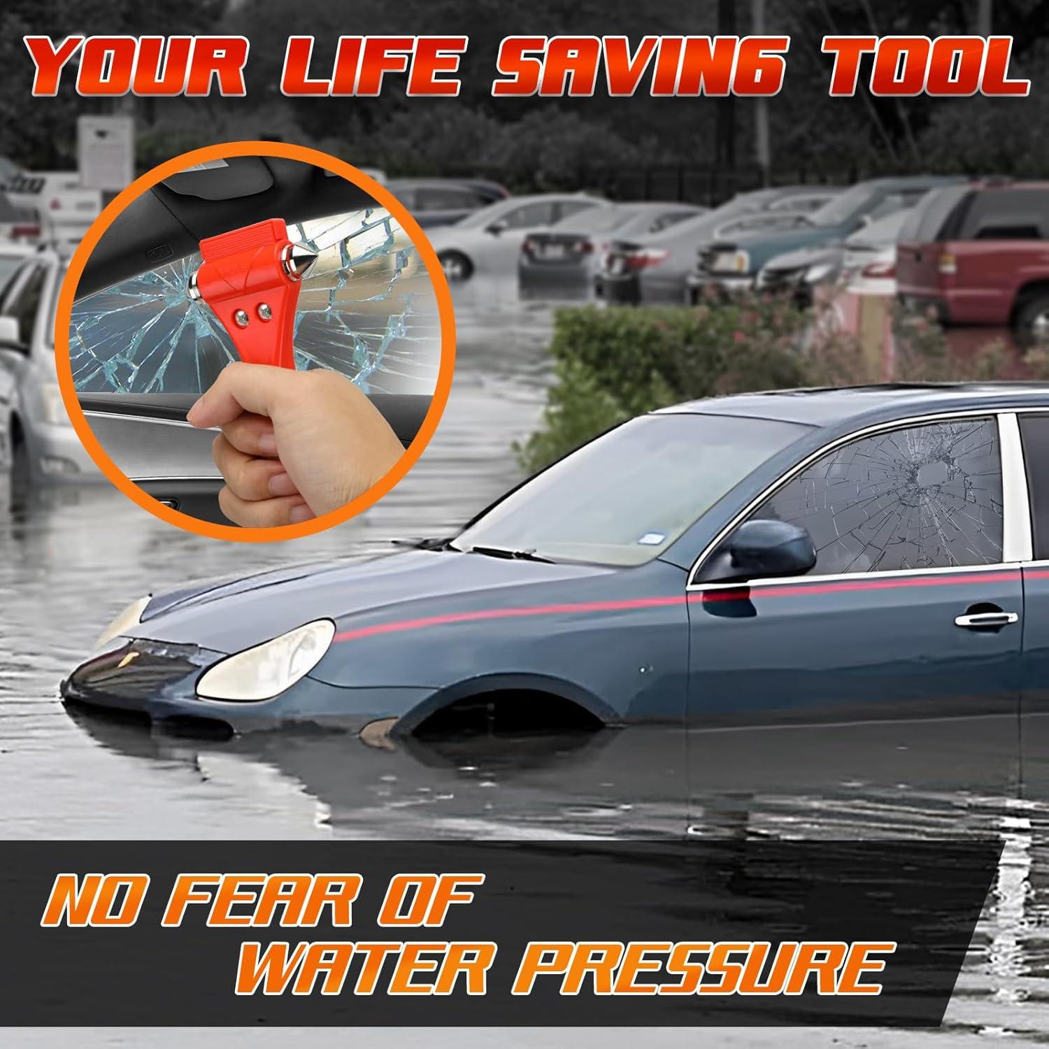 Rompe Ventana de Coche 2-en-1 Milifox - Cortador de Cinturón