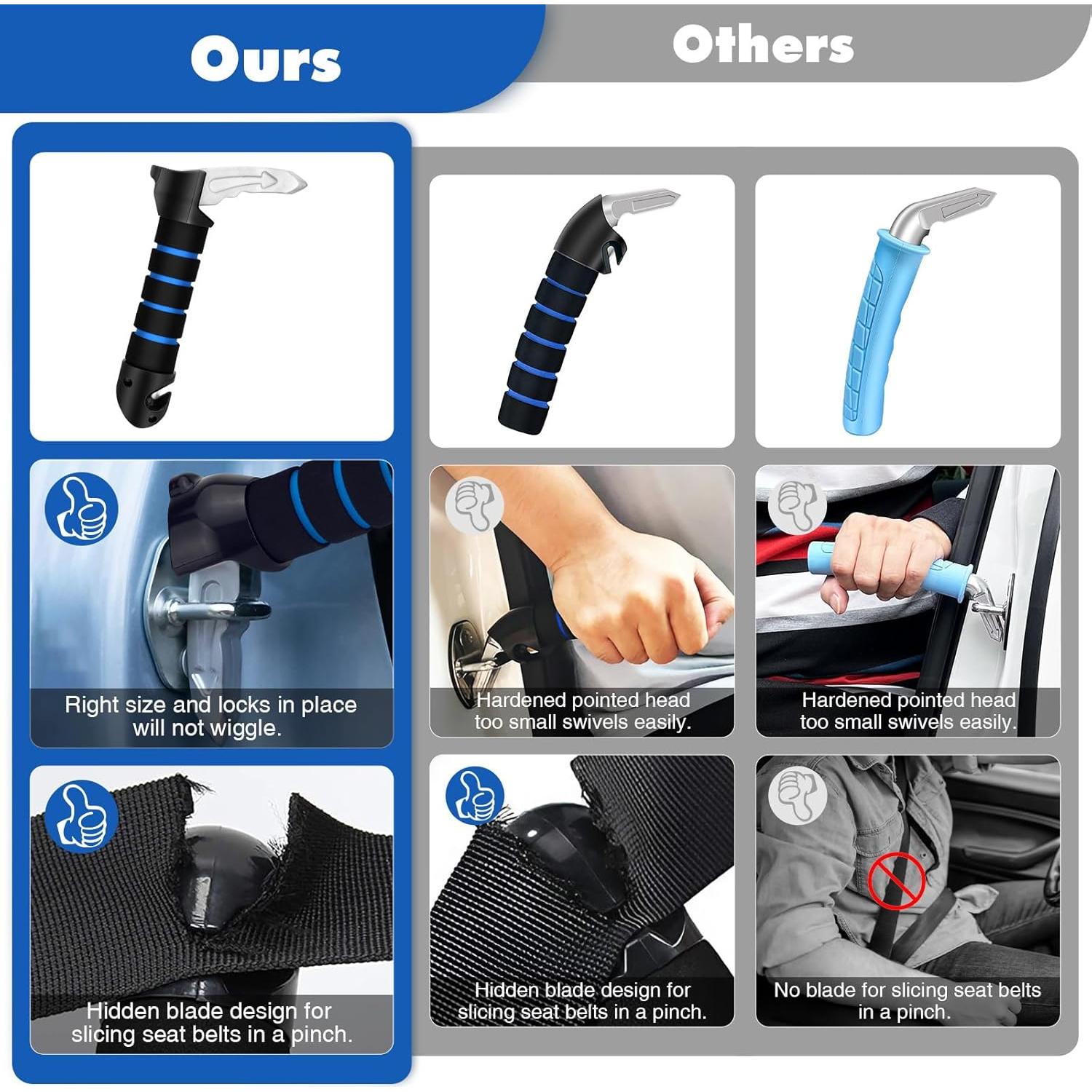 Mango de puerta de coche 1797 - Asistencia para ancianos, 2 unidades