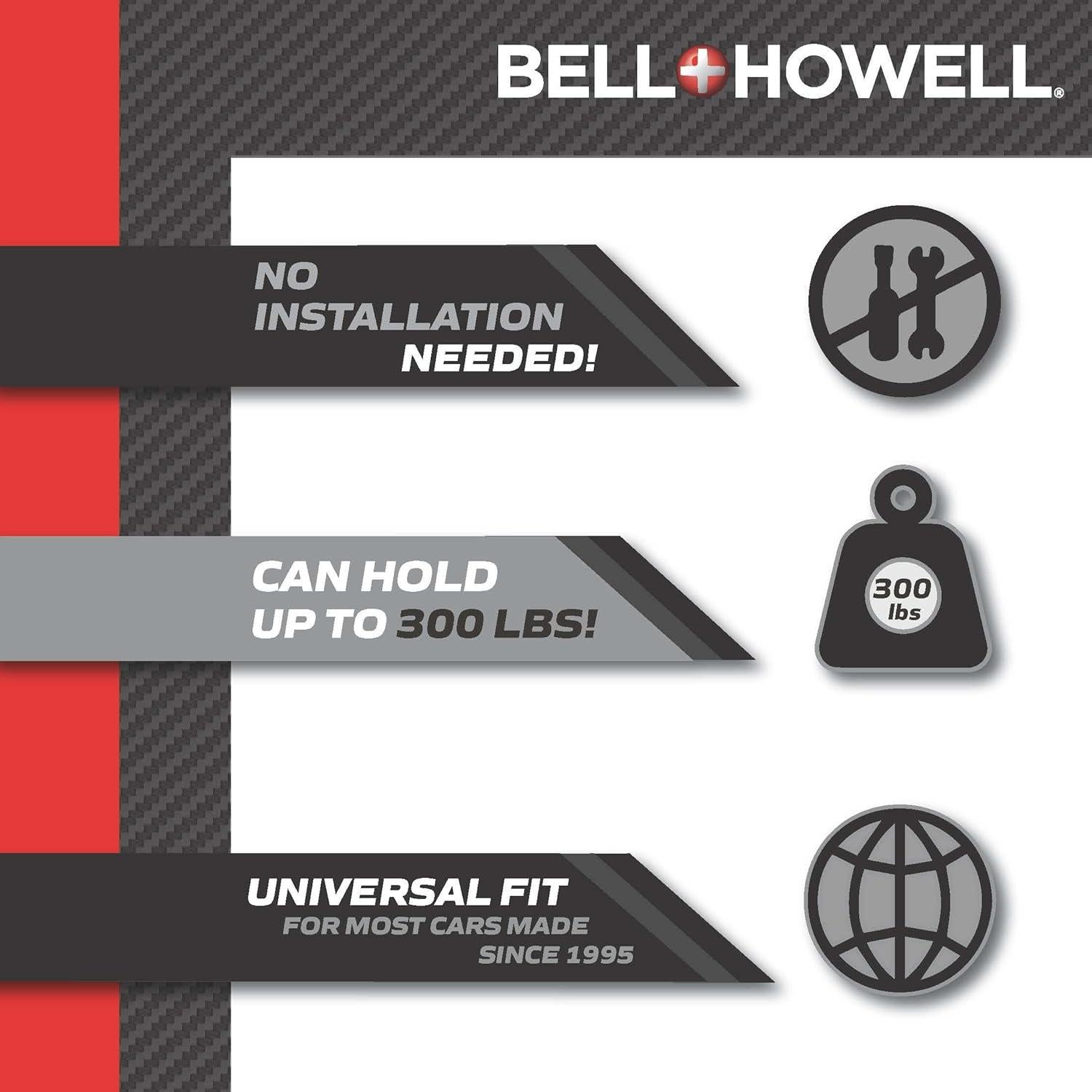 Asa de puerta Car Cane Emson con linterna LED y rompeventanas