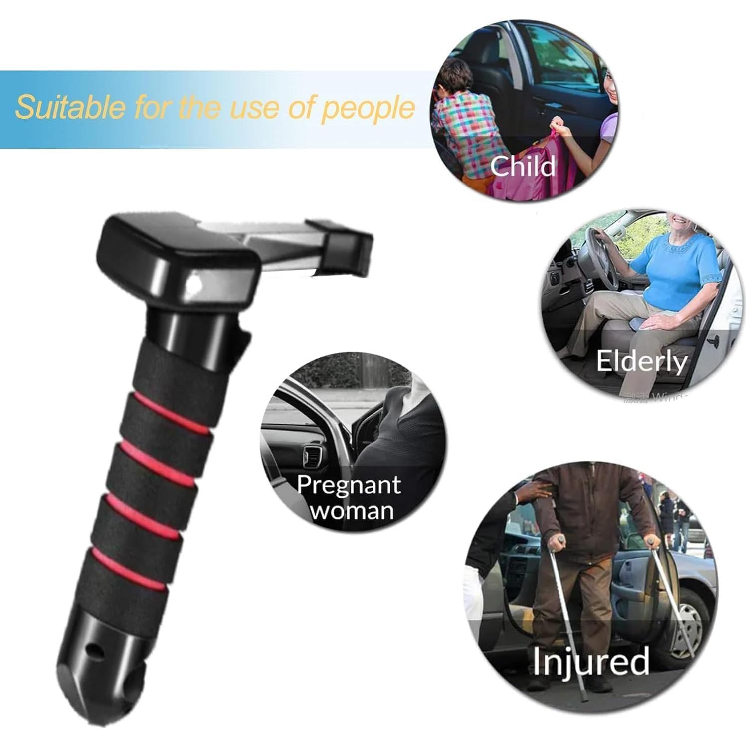 Soporte de Vehículo Coyoohouse 2 Mangos Ergonómicos Rojo