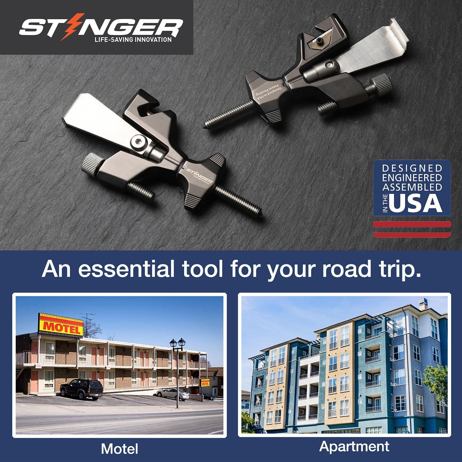 Cerradura de Puerta Portátil Stinger STG-DR-LOCK-STAR-MKII