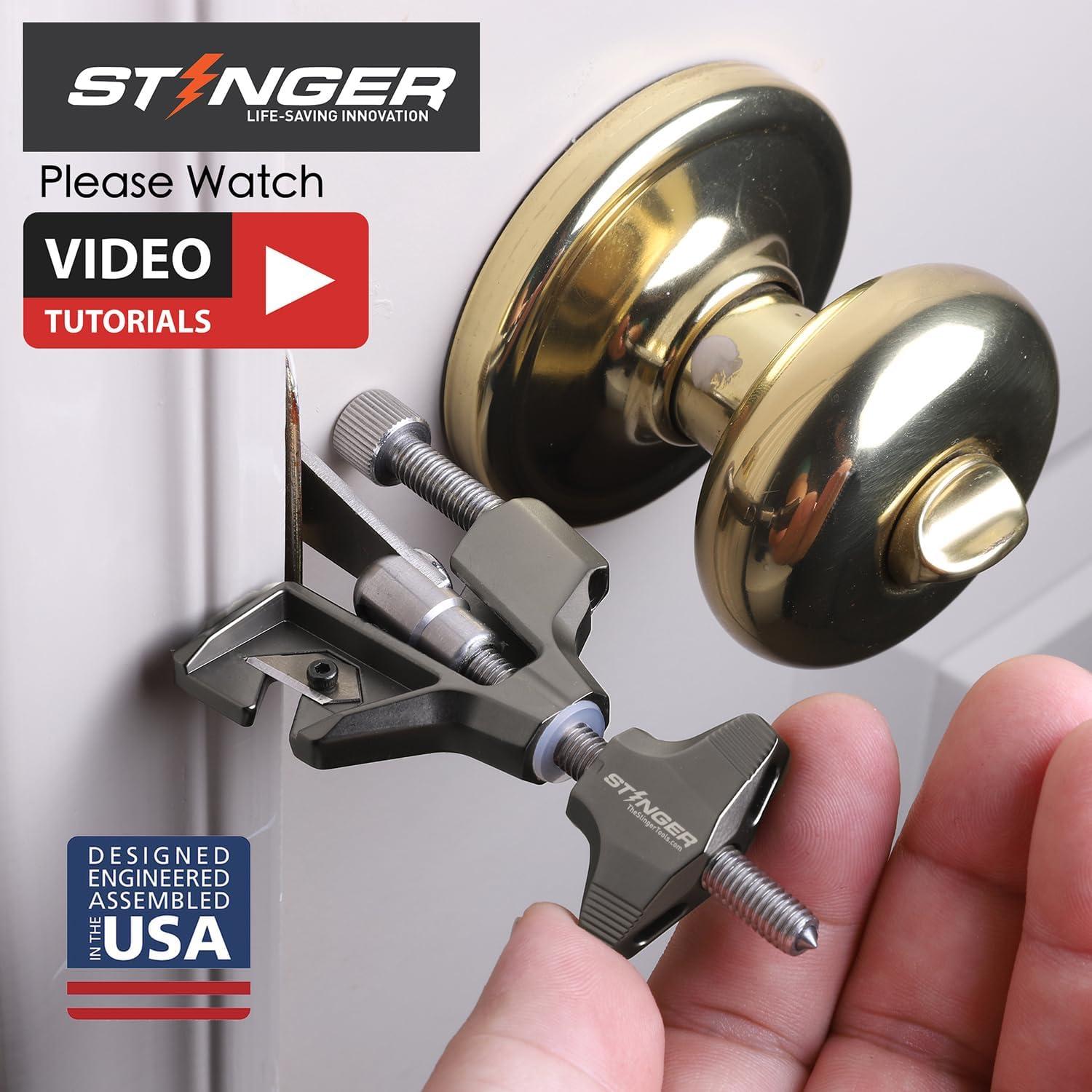 Cerradura de Puerta Portátil Stinger STG-DR-LOCK-STAR-MKII