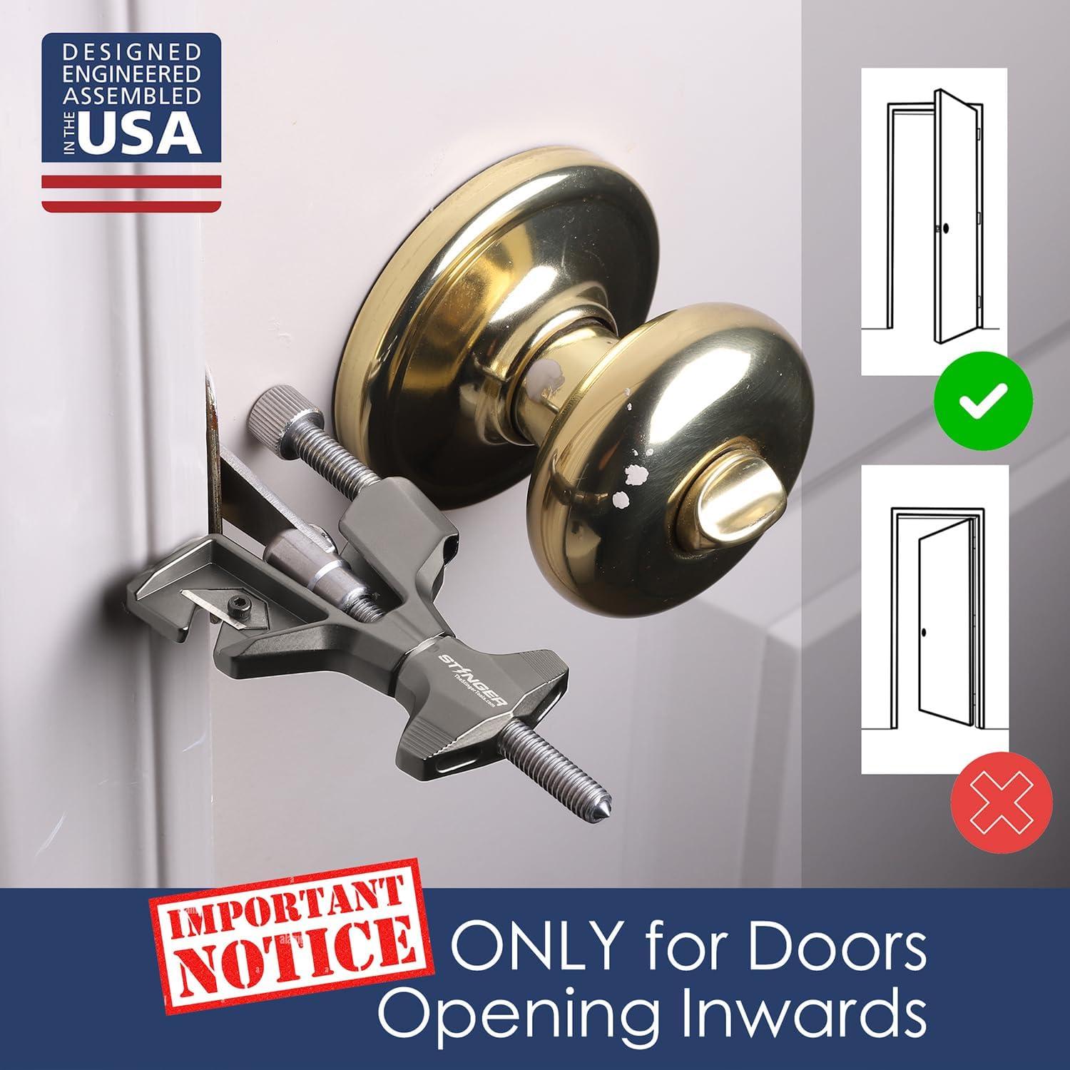 Cerradura de Puerta Portátil Stinger STG-DR-LOCK-STAR-MKII