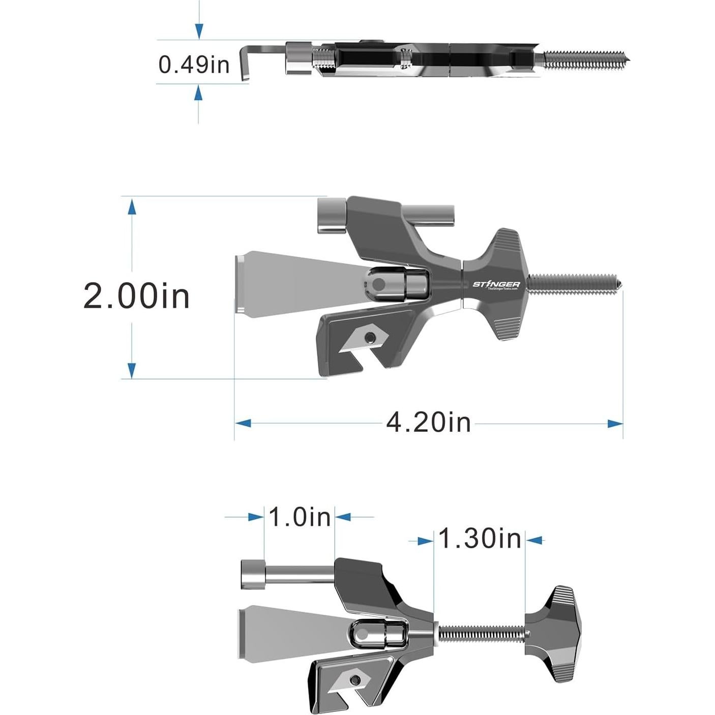 Cerradura de Puerta Portátil Stinger STG-DR-LOCK-STAR-MKII
