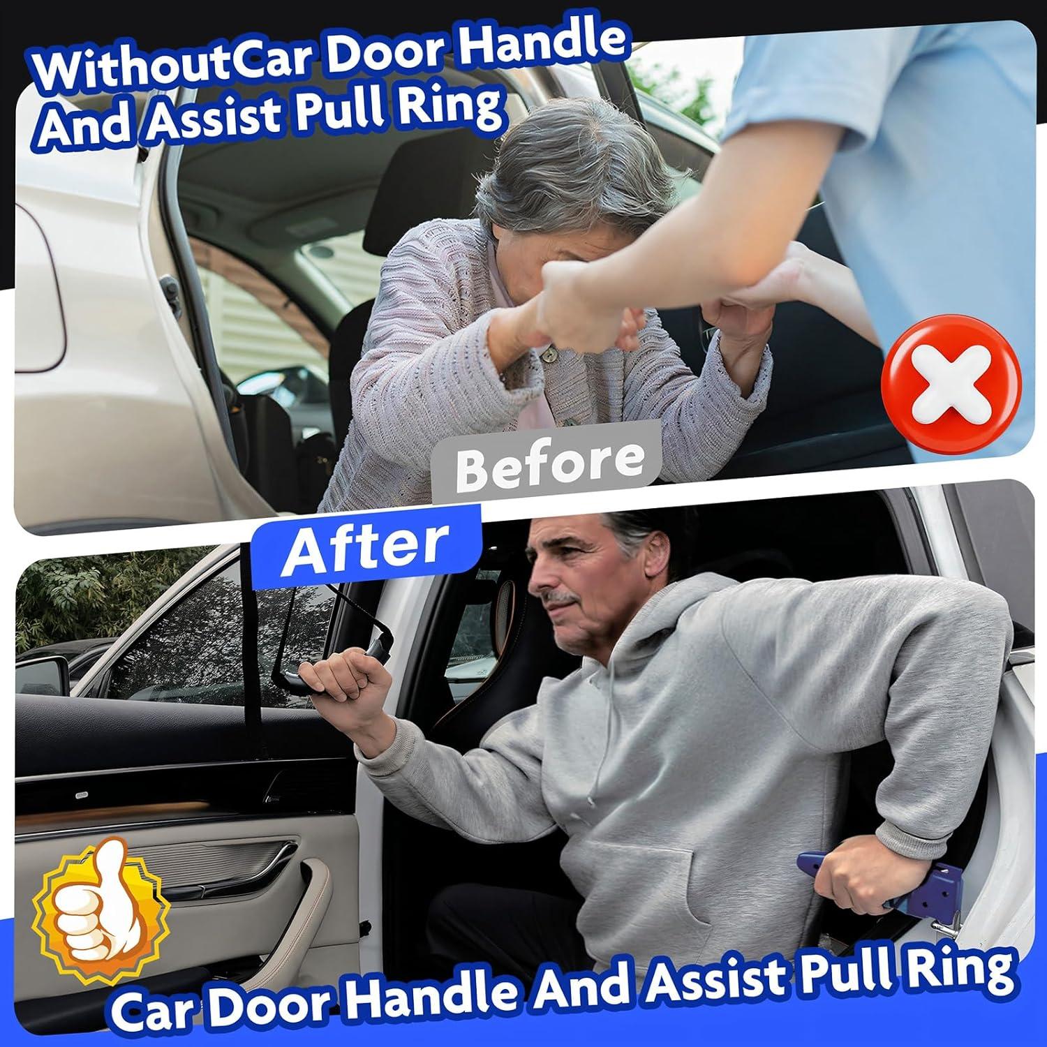 Manija de Puerta de Auto Drsvabze para Ancianos Azul