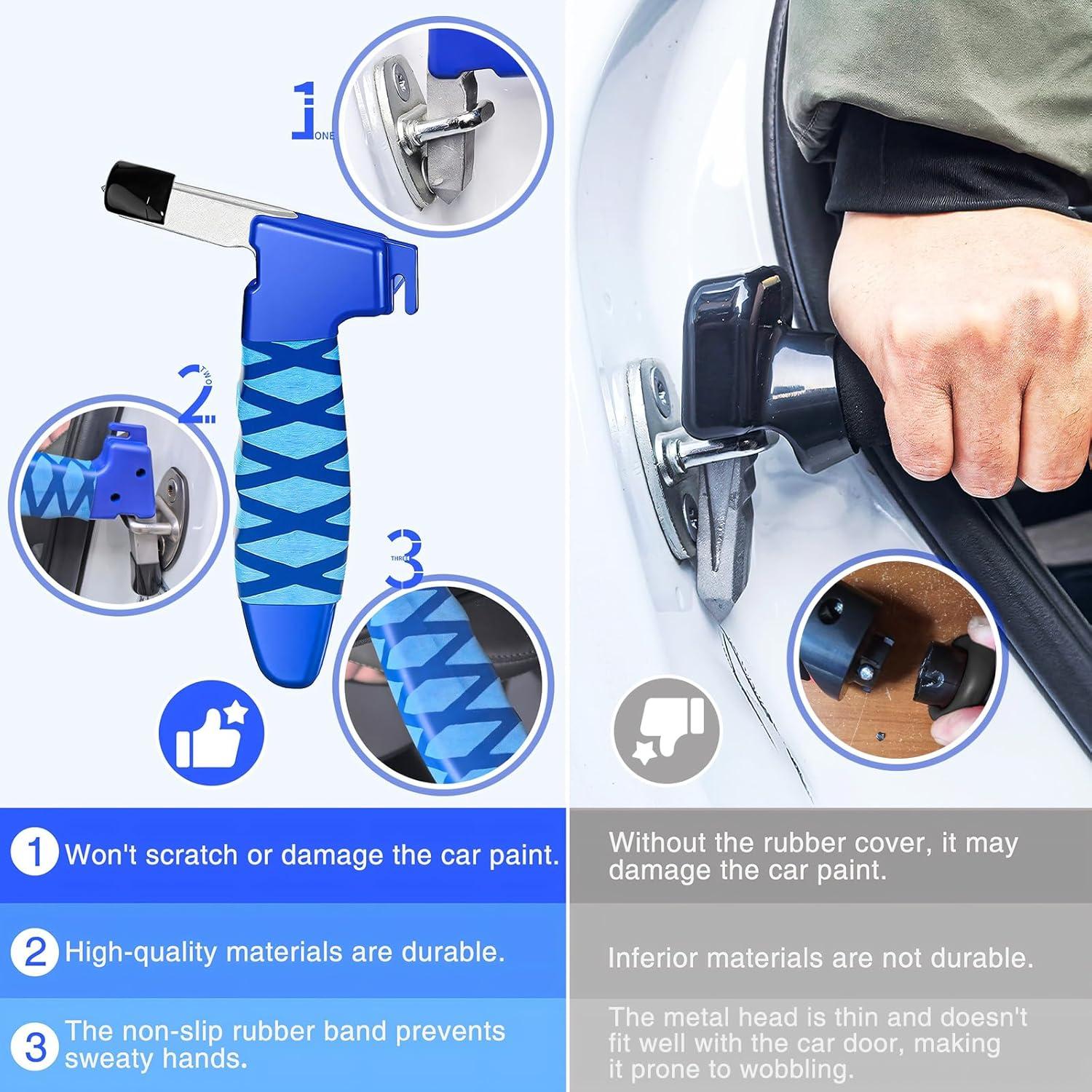 Manija de Puerta de Auto Drsvabze para Ancianos Azul