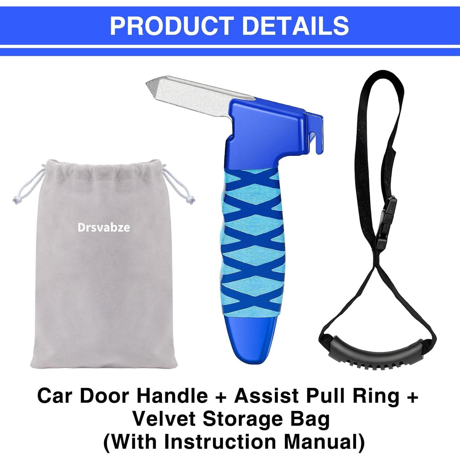 Manija de Puerta de Auto Drsvabze para Ancianos Azul