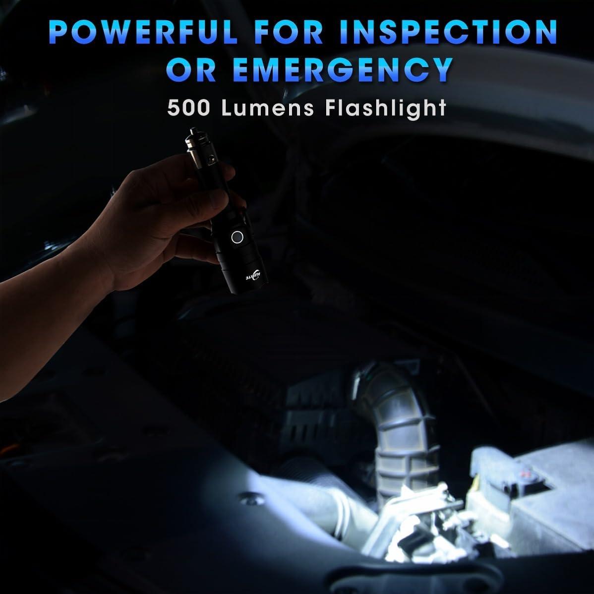 Linterna de Seguridad AULITE ACL-009 Recargable USB C 500 Lúmenes