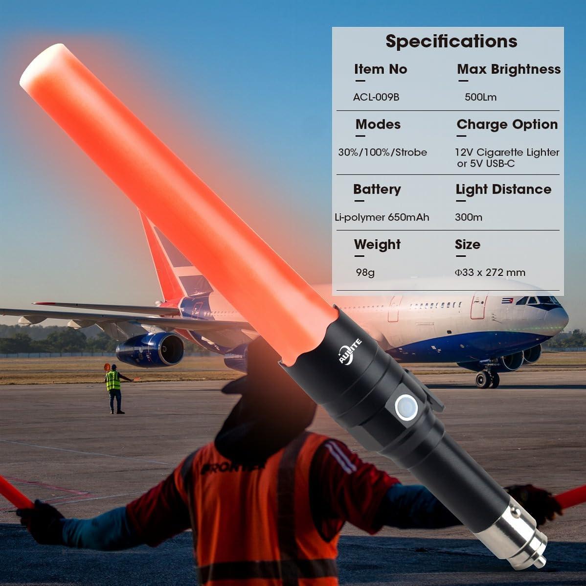 Linterna de Seguridad AULITE ACL-009 Recargable USB C 500 Lúmenes