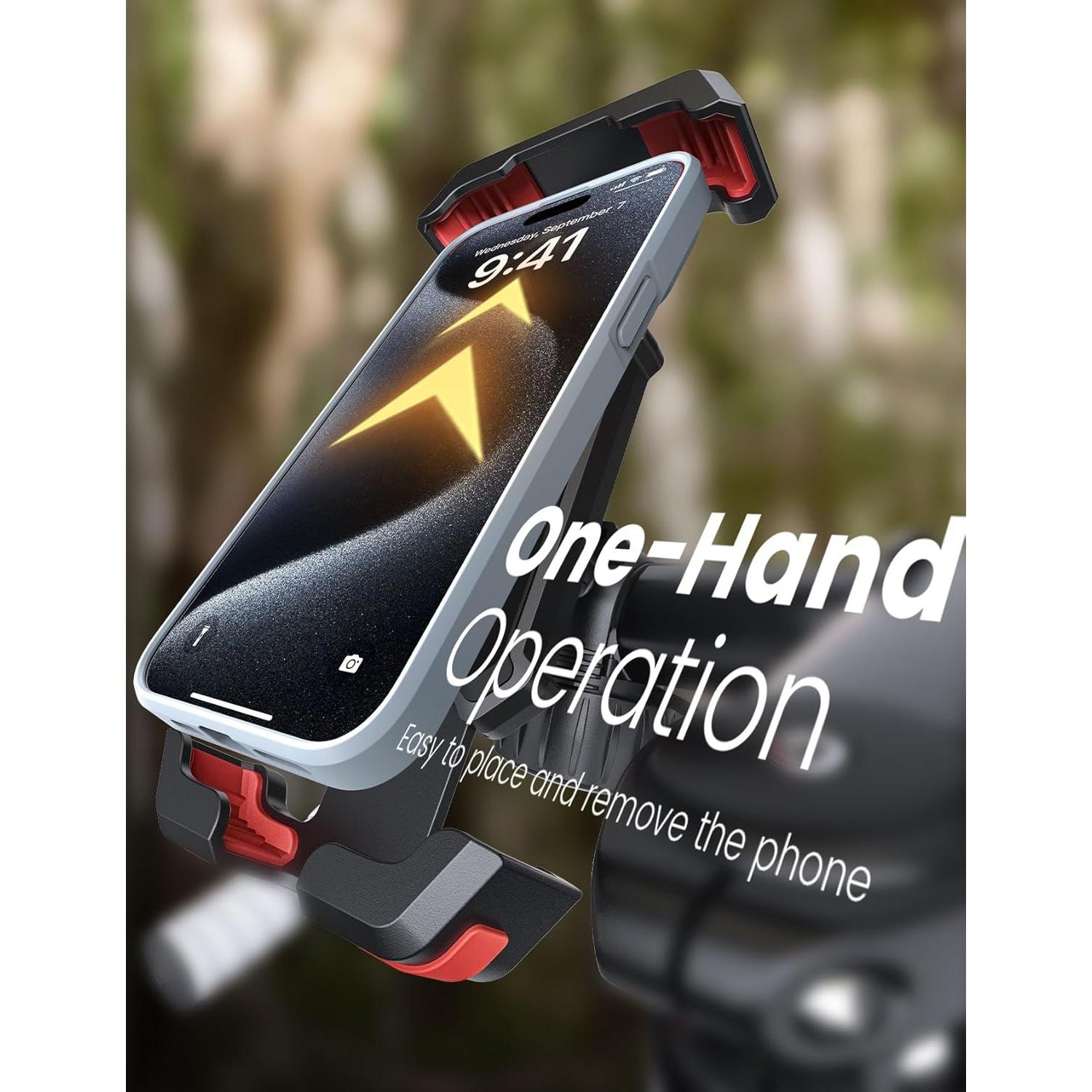 Soporte para Teléfono de Bicicleta Pnitri 2025 - Instalación Rápida