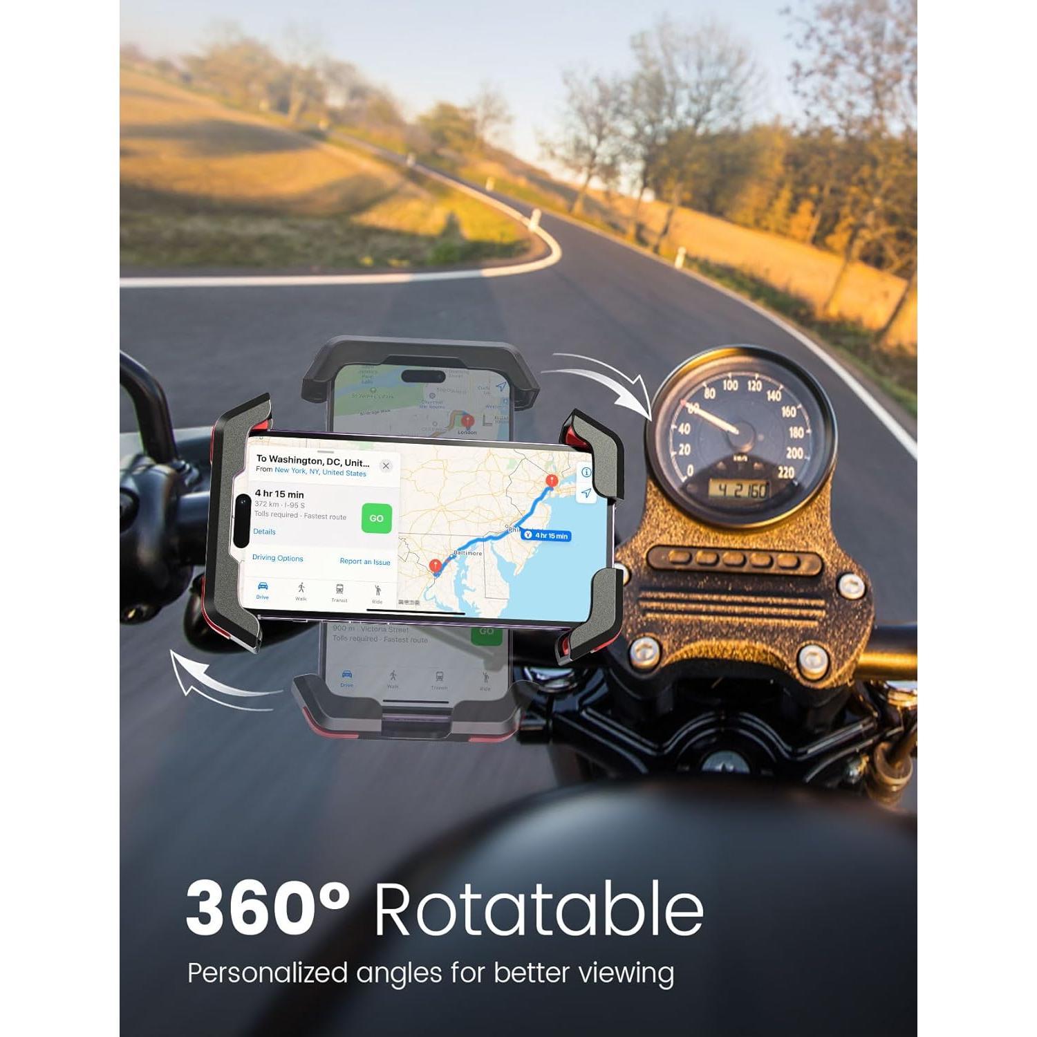 Soporte para Teléfono de Bicicleta Pnitri 2025 - Instalación Rápida