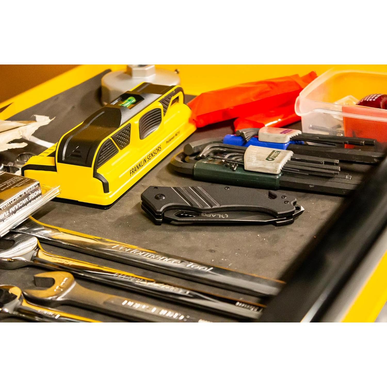 Cuchillo Plegable EDC LA Police Gear Punta Caída Negro 12.7 cm