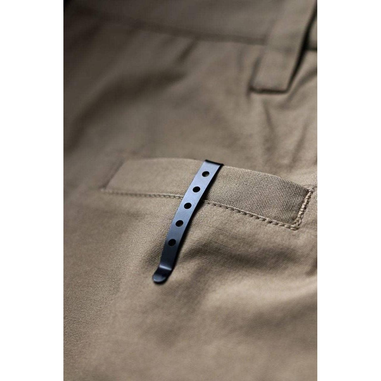 Cuchillo Plegable EDC LA Police Gear Punta Caída Negro 12.7 cm