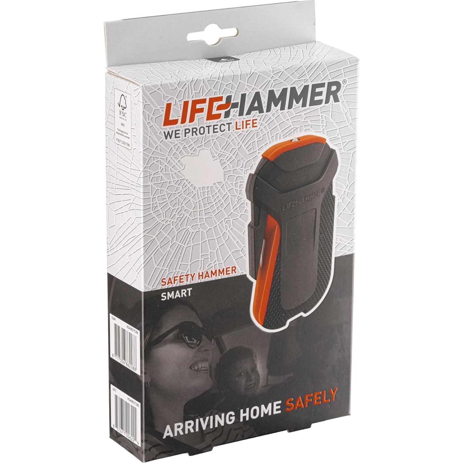 Lifehammer Smart – Rompedor de Ventanas y Cortador de Cinturón