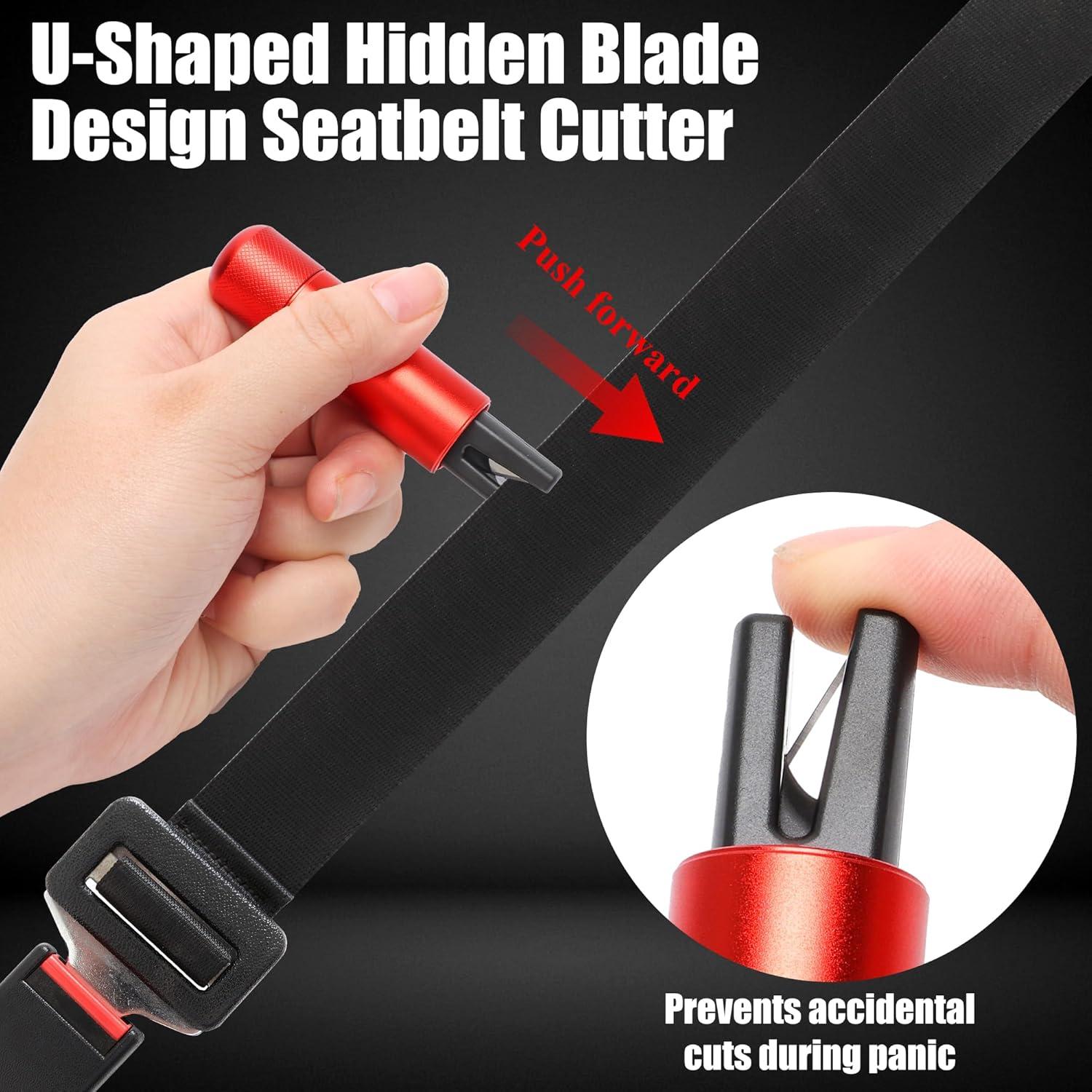 Herramienta de Seguridad Zhaoyao 2-en-1 Rompeventanas y Cortador