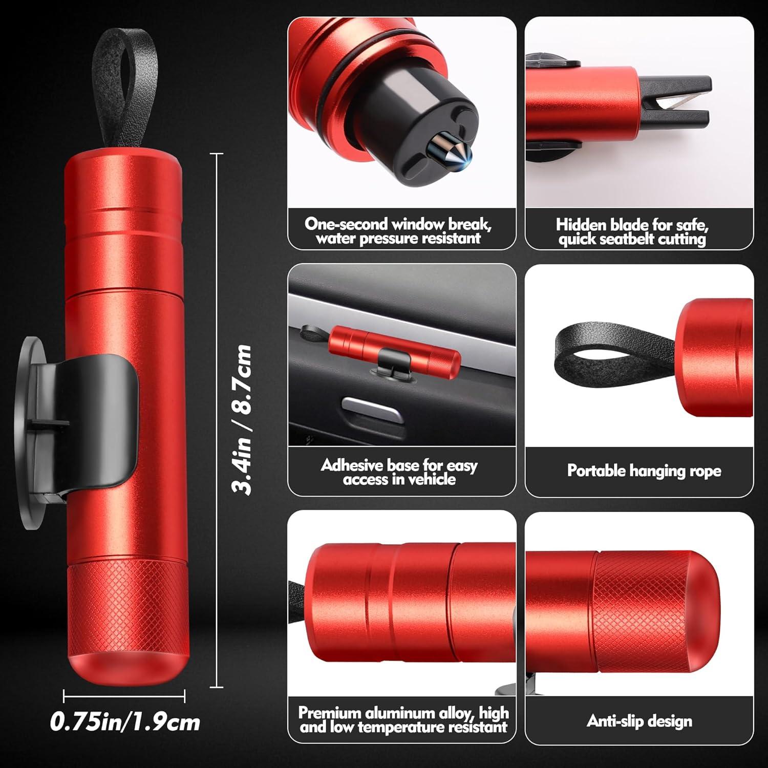 Herramienta de Seguridad Zhaoyao 2-en-1 Rompeventanas y Cortador
