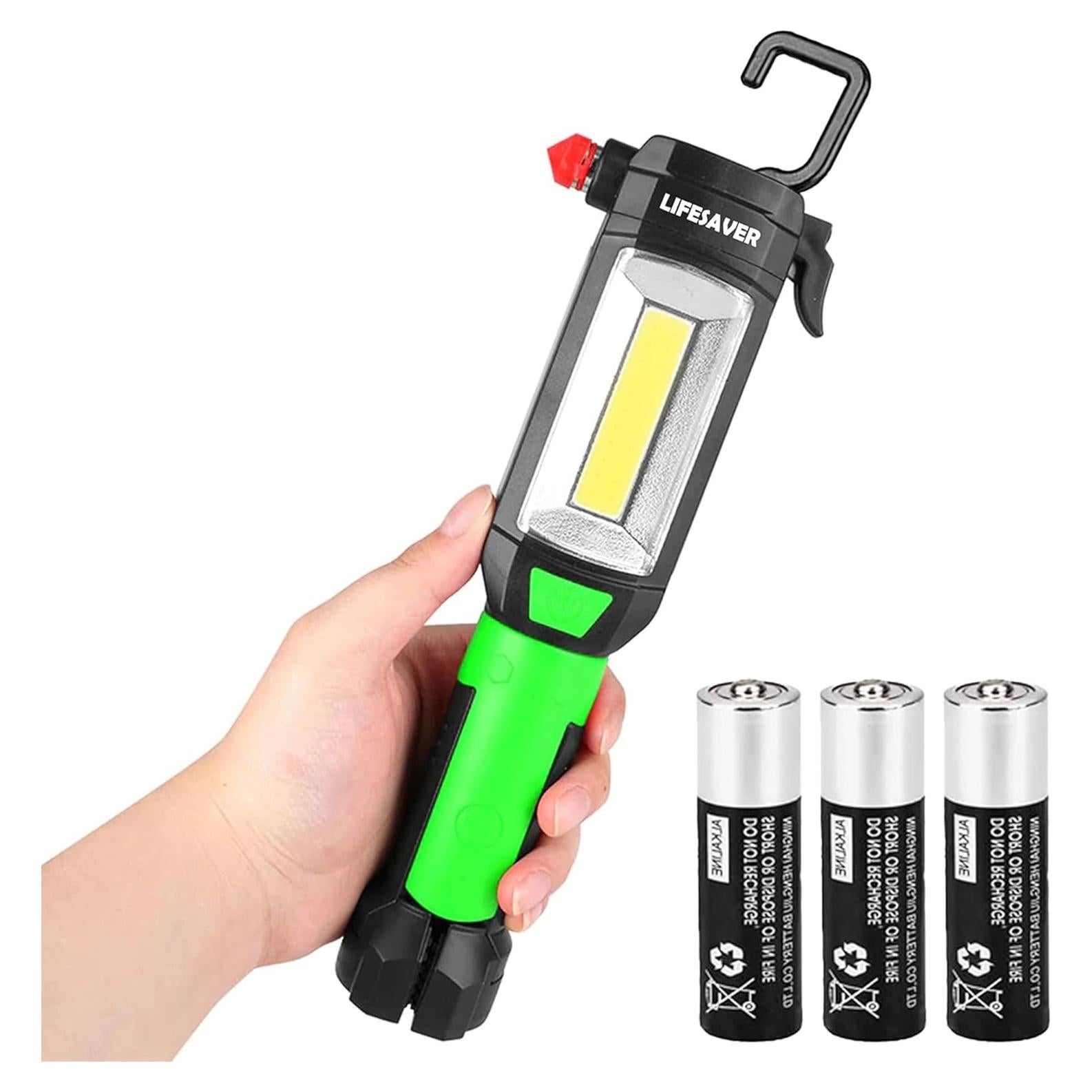 AlltroLite Linterna de Emergencia 9 en 1 para Auto LED