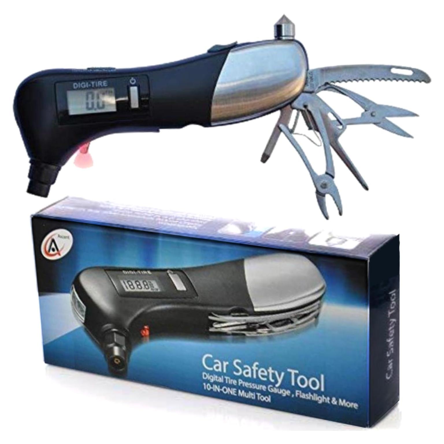 Medidor de Presión de Neumáticos Digital 10-en-1 AG Trade