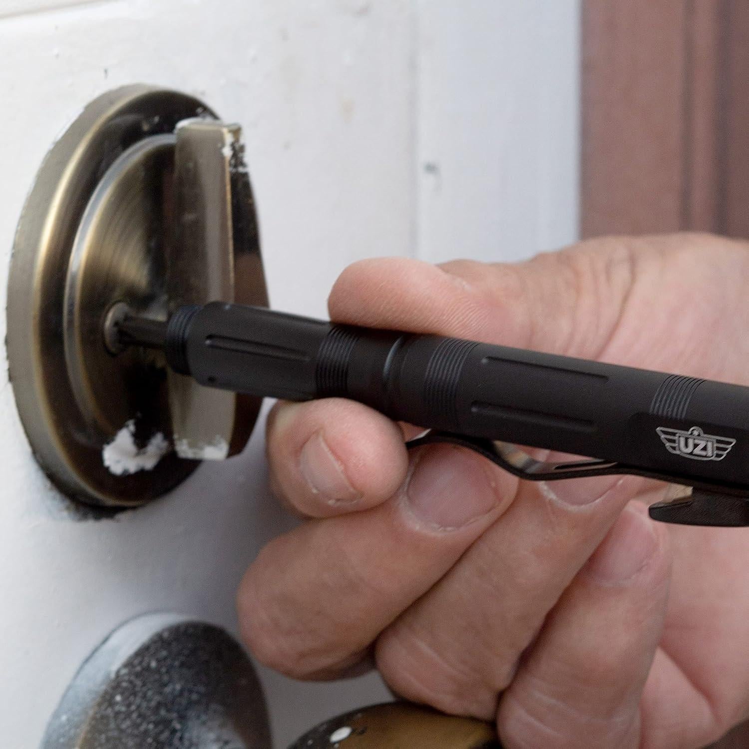 Bolígrafo Táctico Uzi UZITP10BK con Destornillador y Encendedor