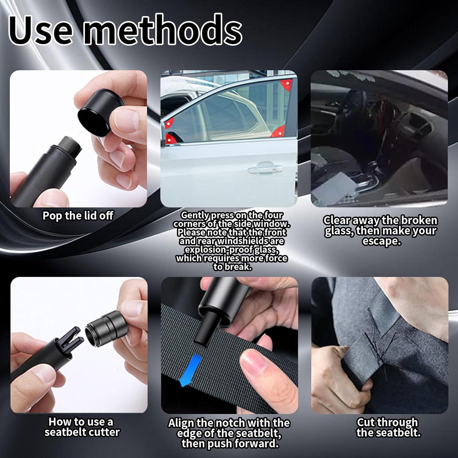 Kit de Escape DAKIYVN Martillo de Seguridad y Cortador