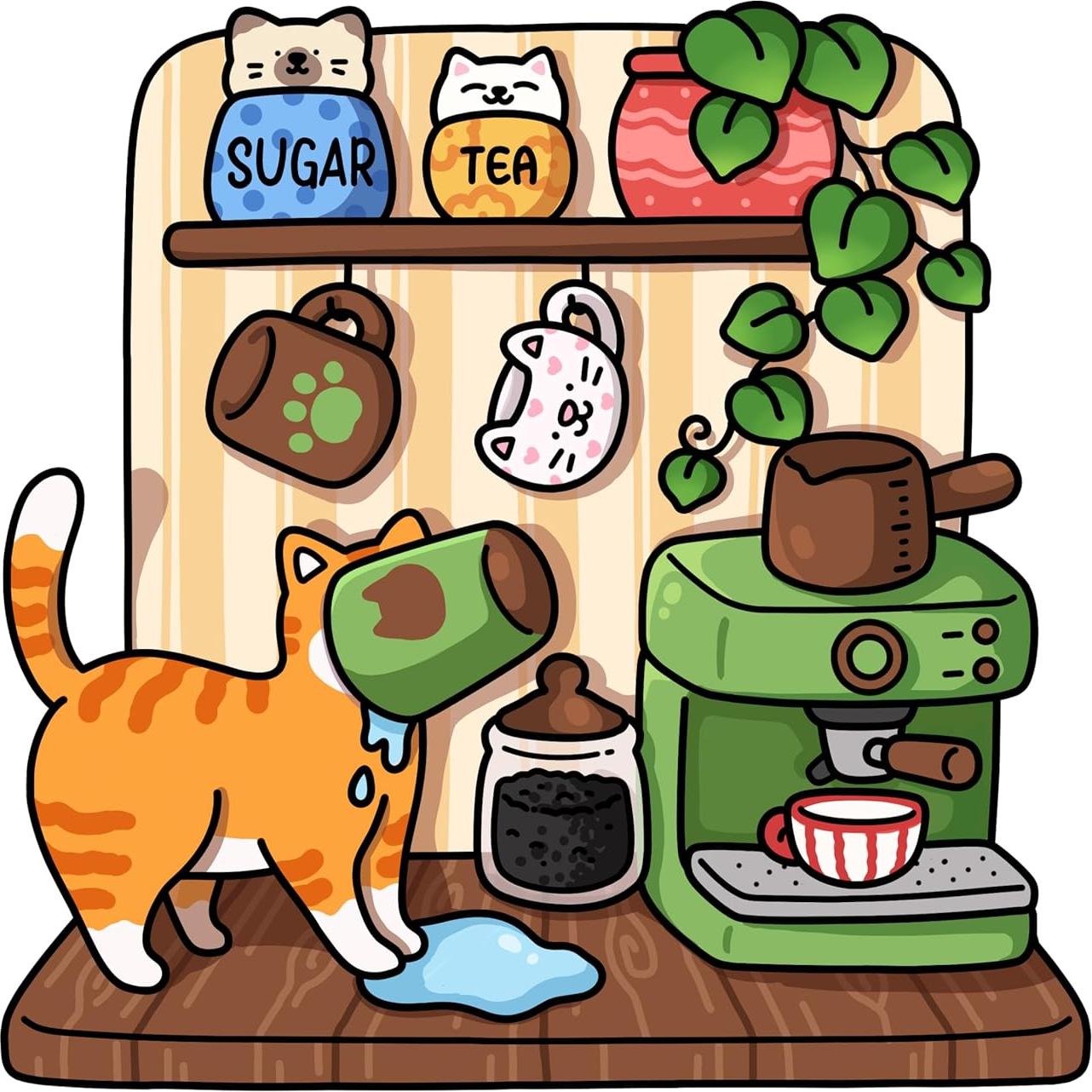 Naughty Cats: Cattitude Coloring Book for Adults and Teens (Cat & Dog Coloring Book)