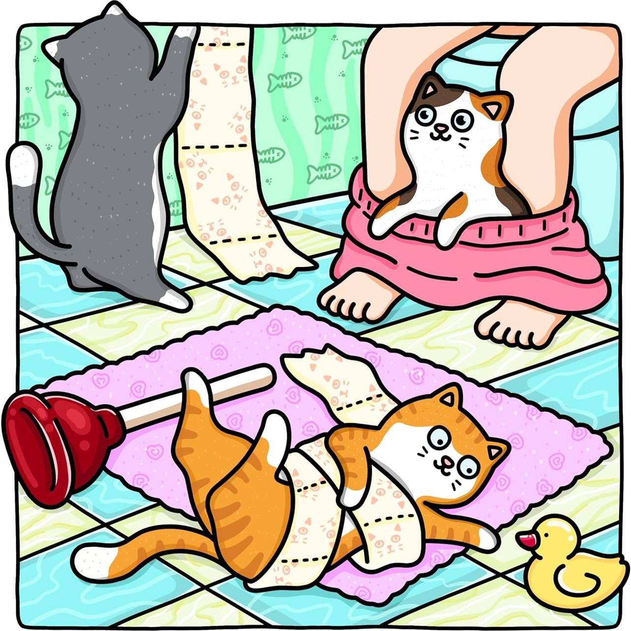 Naughty Cats: Cattitude Coloring Book for Adults and Teens (Cat & Dog Coloring Book)